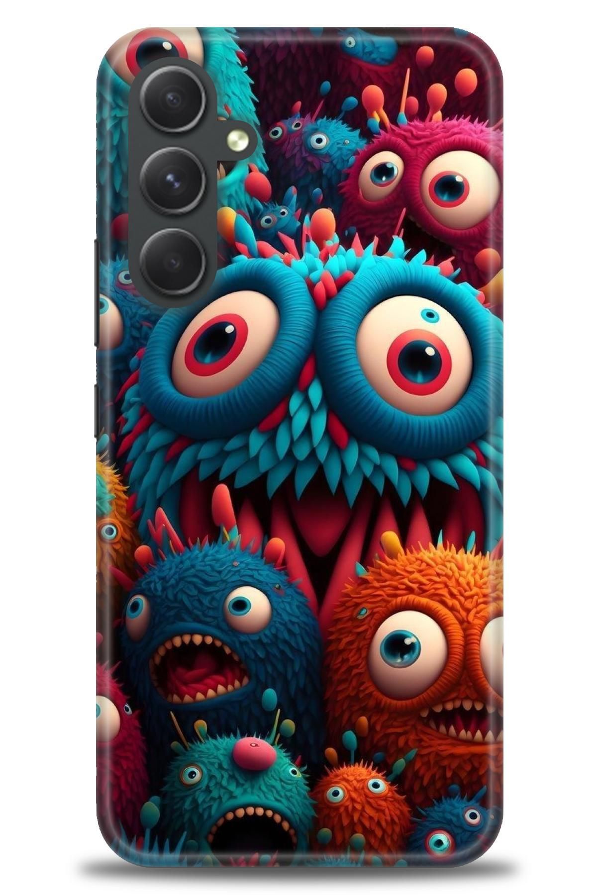 CooperTech Samsung Galaxy A54 İle Uyumlu HD Baskılı Desenli Silikon Kılıf - 90