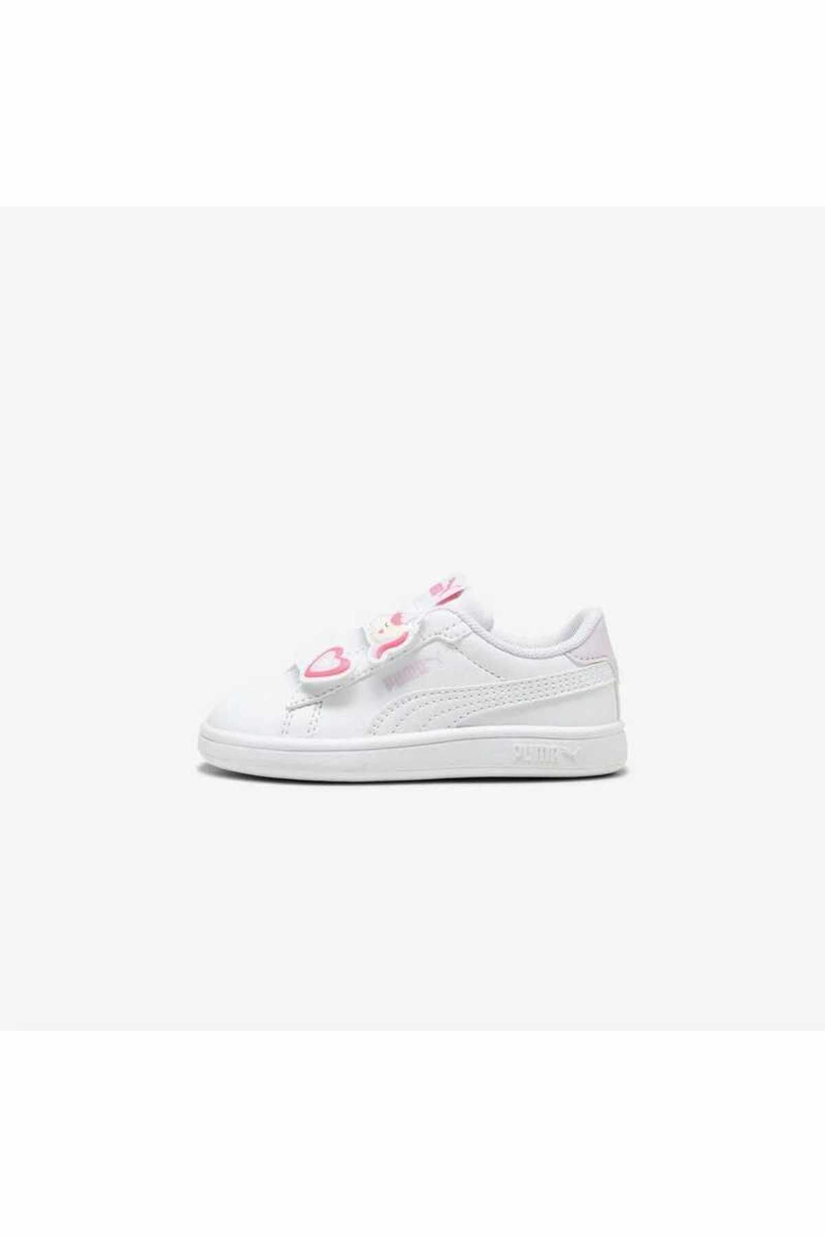 Puma 39728707 Smash 3.0 Badges V Inf Çocuk Beyaz Sneaker