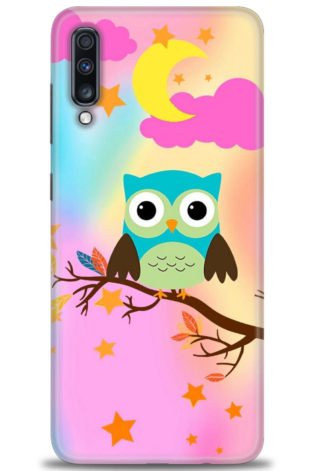 CooperTech Samsung Galaxy A70 İle Uyumlu HD Baskılı Desenli Silikon Kılıf - 512