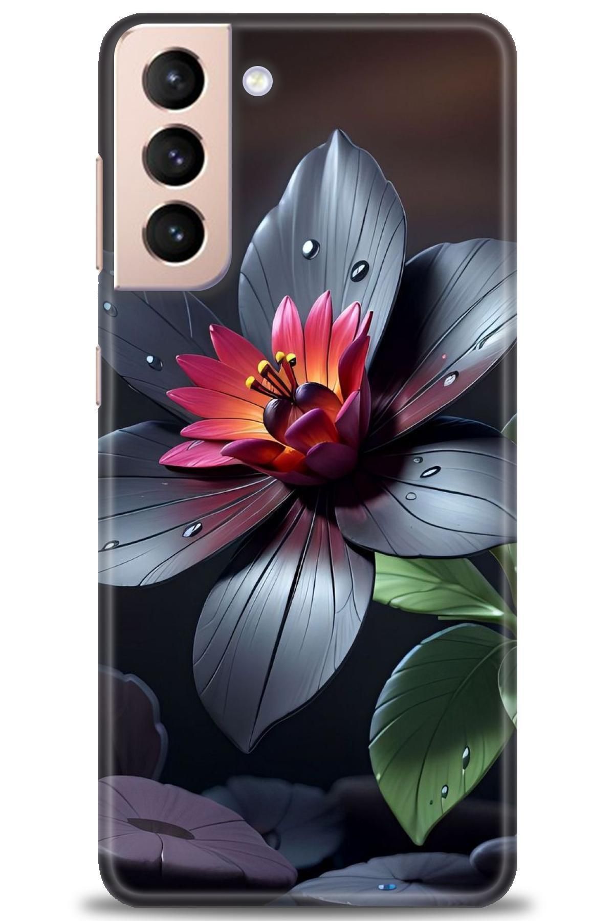 CooperTech Samsung Galaxy S21 Plus İle Uyumlu HD Baskılı Desenli Silikon Kılıf - 413
