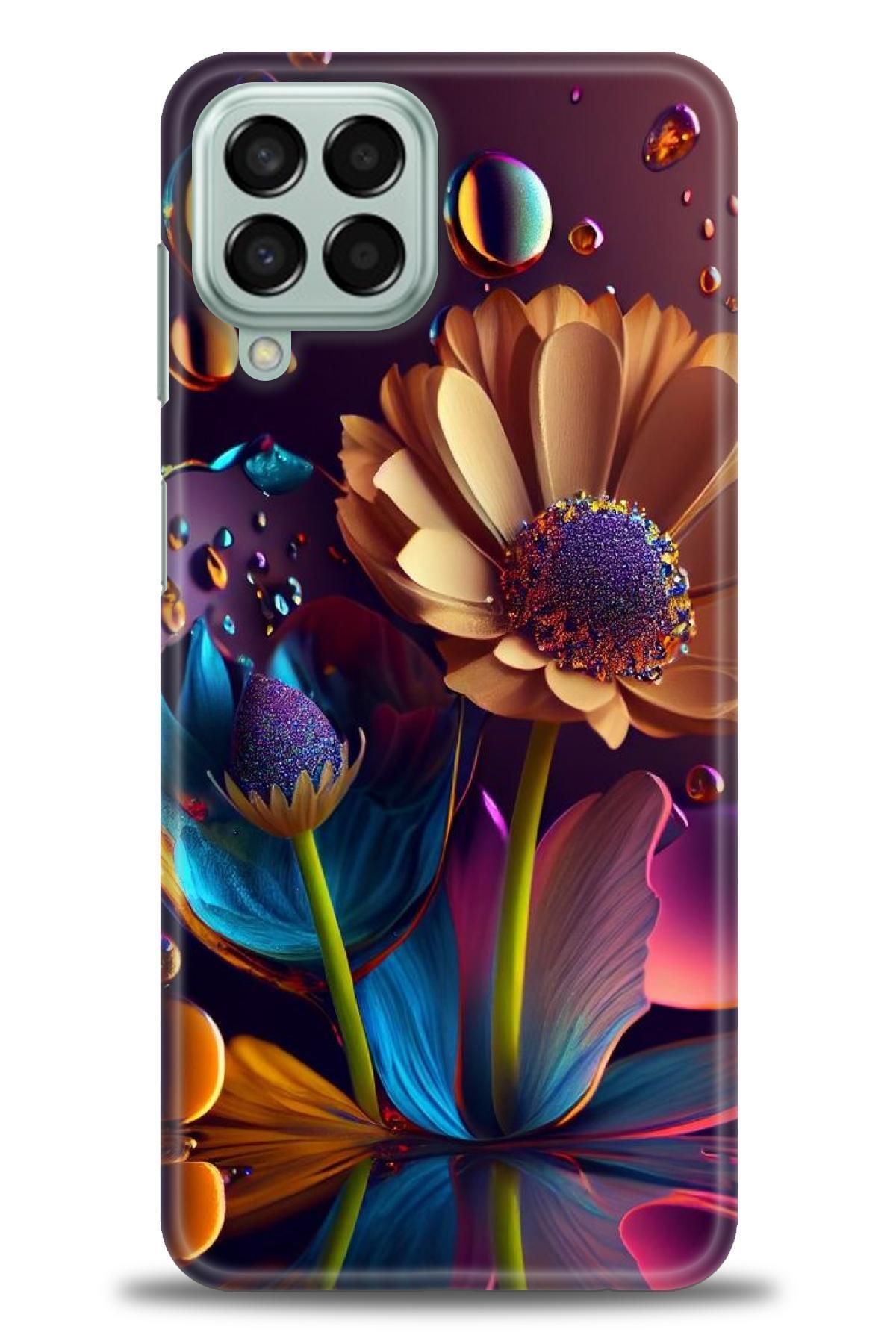 CooperTech Samsung Galaxy M33 İle Uyumlu HD Baskılı Desenli Silikon Kılıf - 350