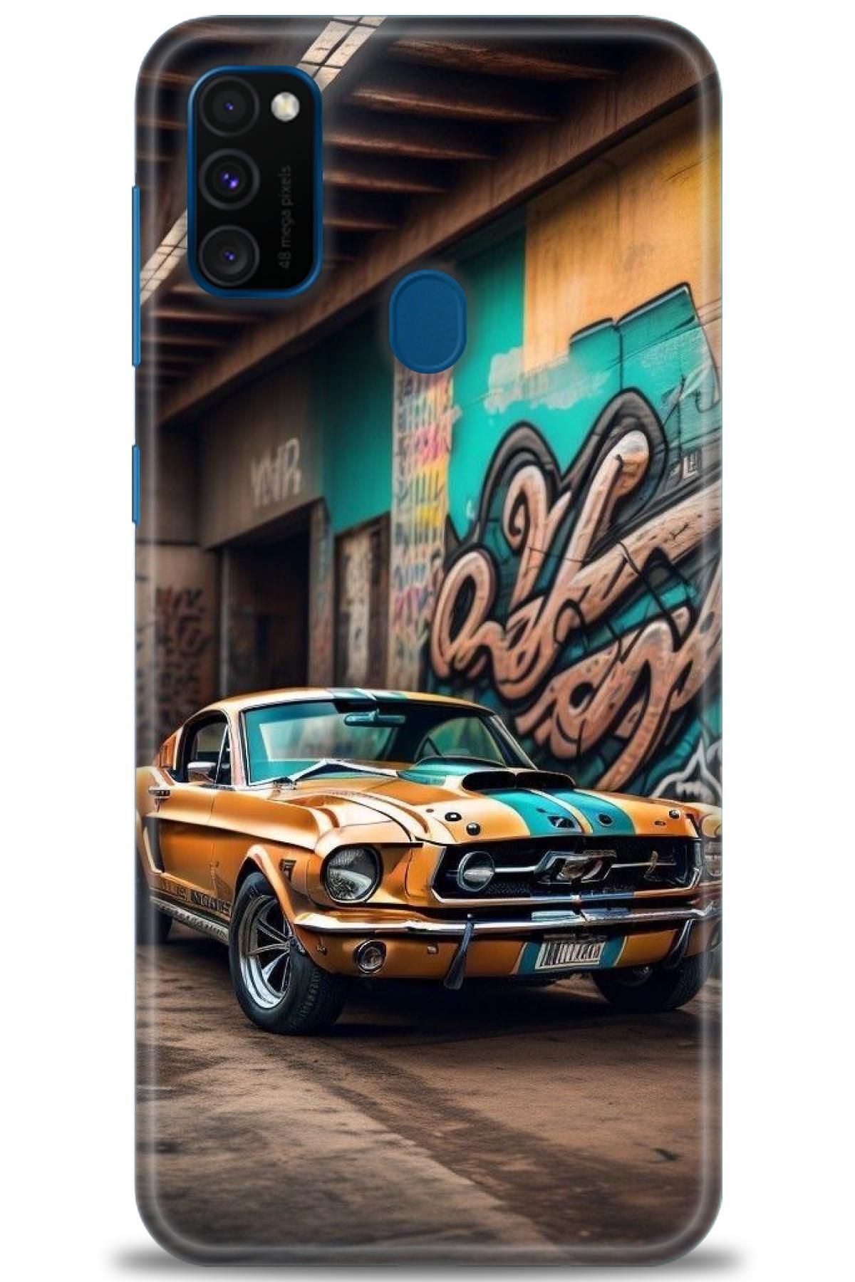 CooperTech Samsung Galaxy M30S İle Uyumlu HD Baskılı Desenli Silikon Kılıf - 990