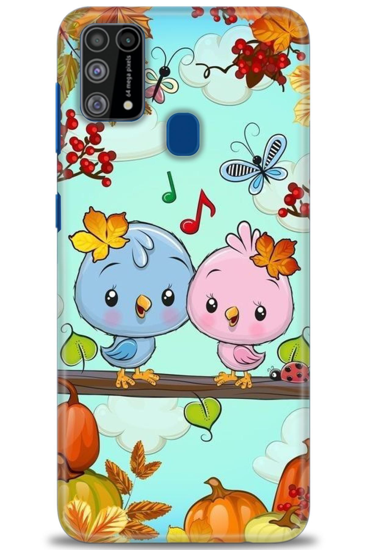 CooperTech Samsung Galaxy M31 İle Uyumlu HD Baskılı Desenli Silikon Kılıf - 387
