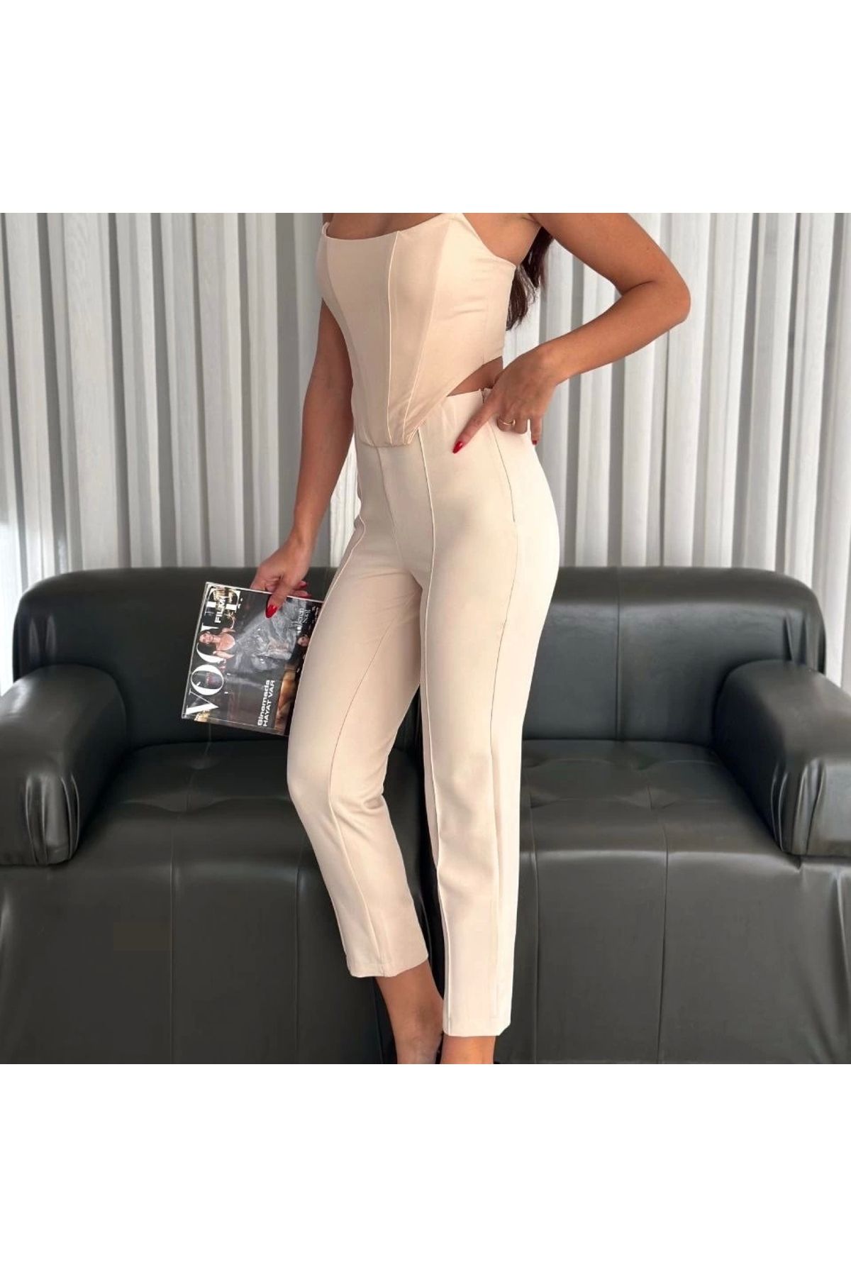 BYB MODA TASARIM Büstiyer pantolon takım s1011