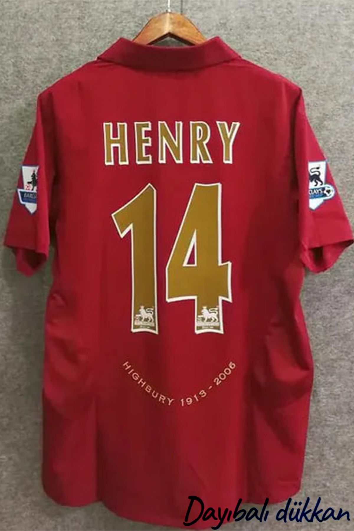 DAYIBALI DÜKKAN DAYIBALI ARS 2005/06 Sezonu Thierry Henry Özel Nostalji Forması