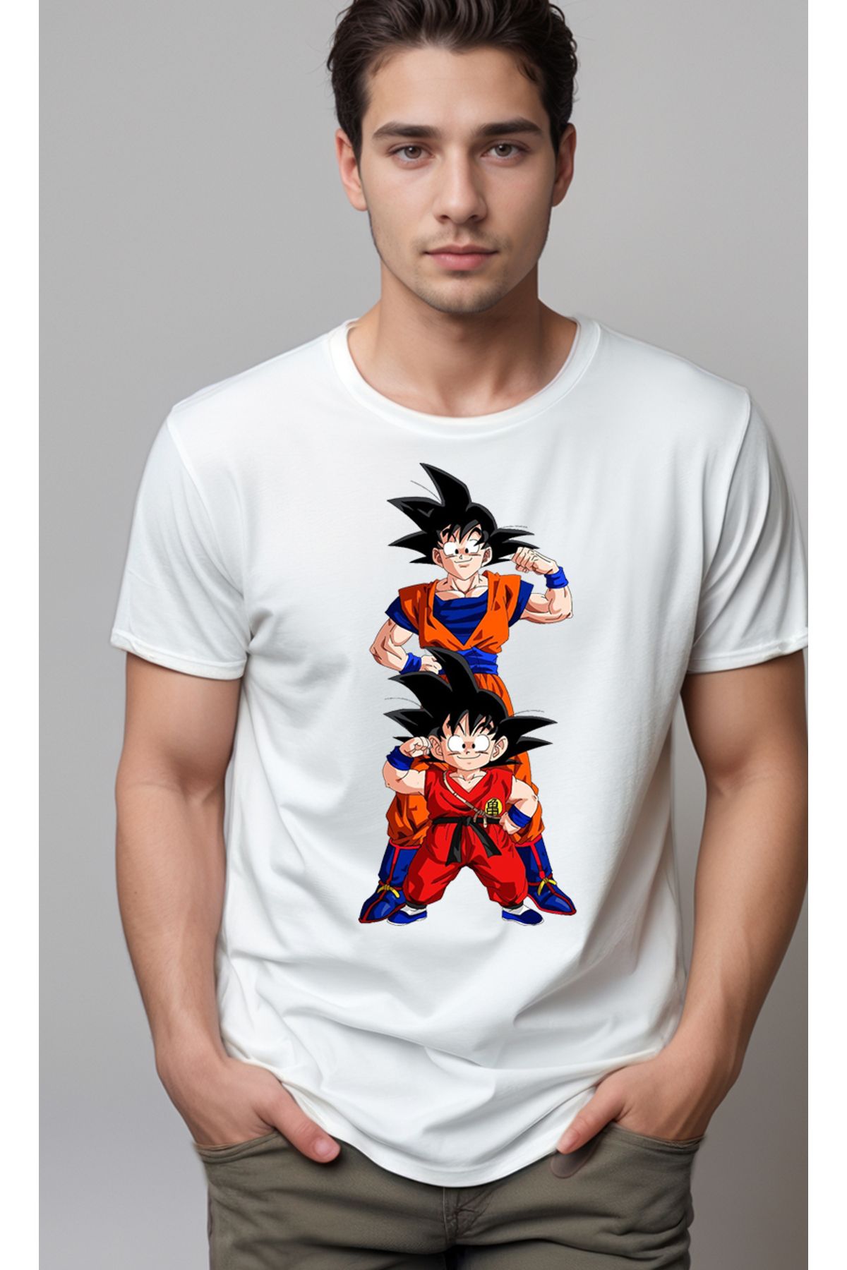 petite pati Dragon Ball Goku Baskılı Unisex Tshirt