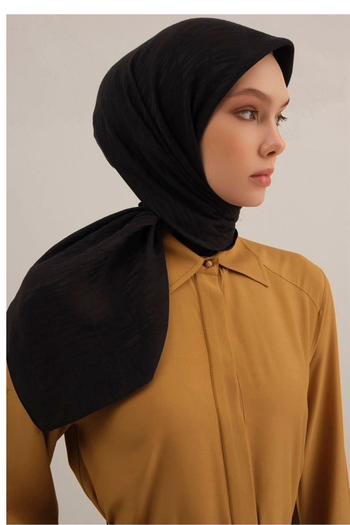 Armine Lyocell Eşarp 3-03 Lacivert Desenli 47357
