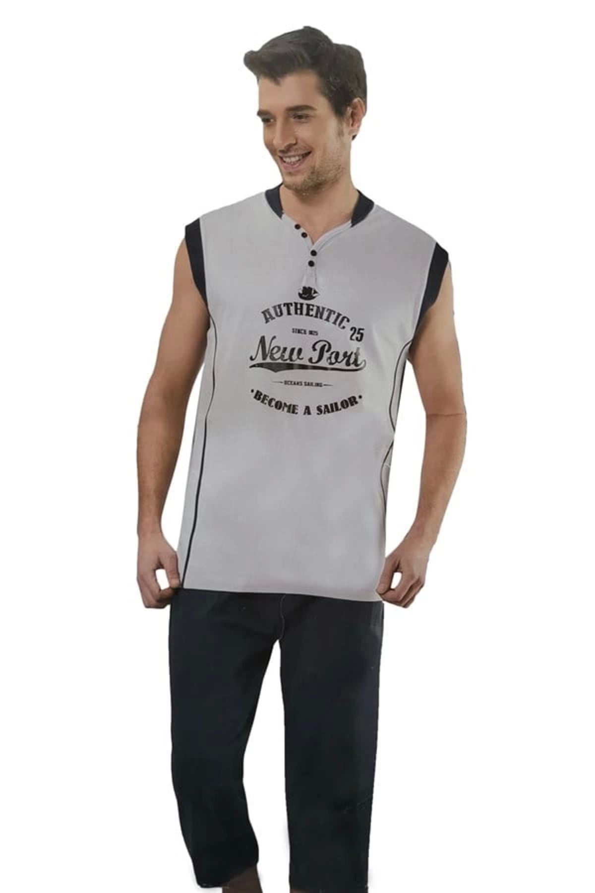Moda Şahsenem Erkek Kaprili Pijama Takımı 20009