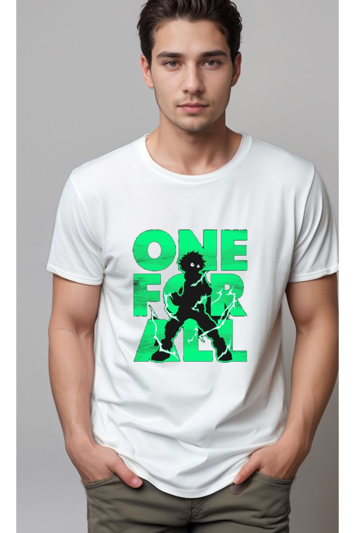 petite pati My Hero Academia Baskılı Unisex Tshirt