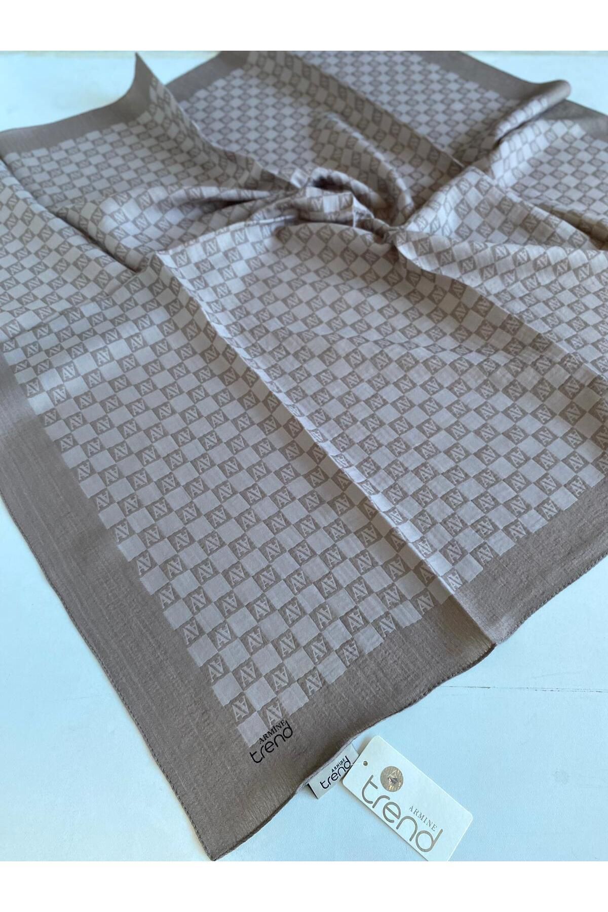 Armine Trend Ultralight Eşarp 24030 Sütlü Kahve