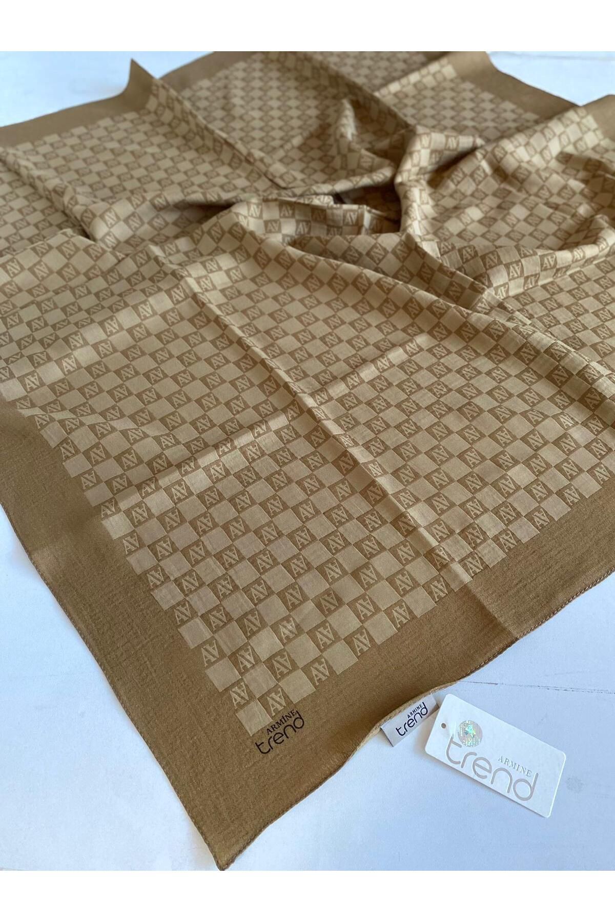 Armine Trend Ultralight Eşarp 23053 Koyu Bej