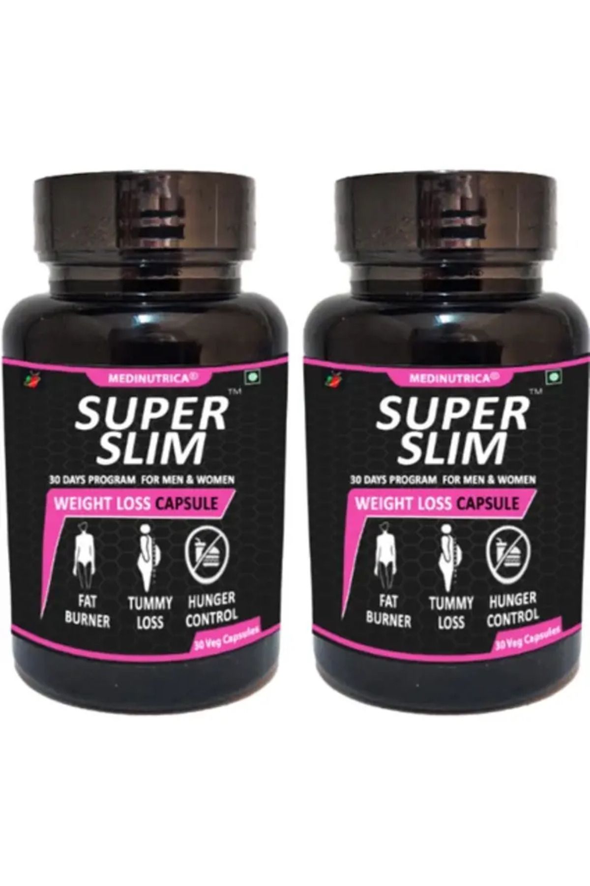 Natural Creams Medinutrica Super Slim 2 Adet Fiziğinizdeki Hafifliğin ve İnceliğin İçin Bay 30 Lu Caps