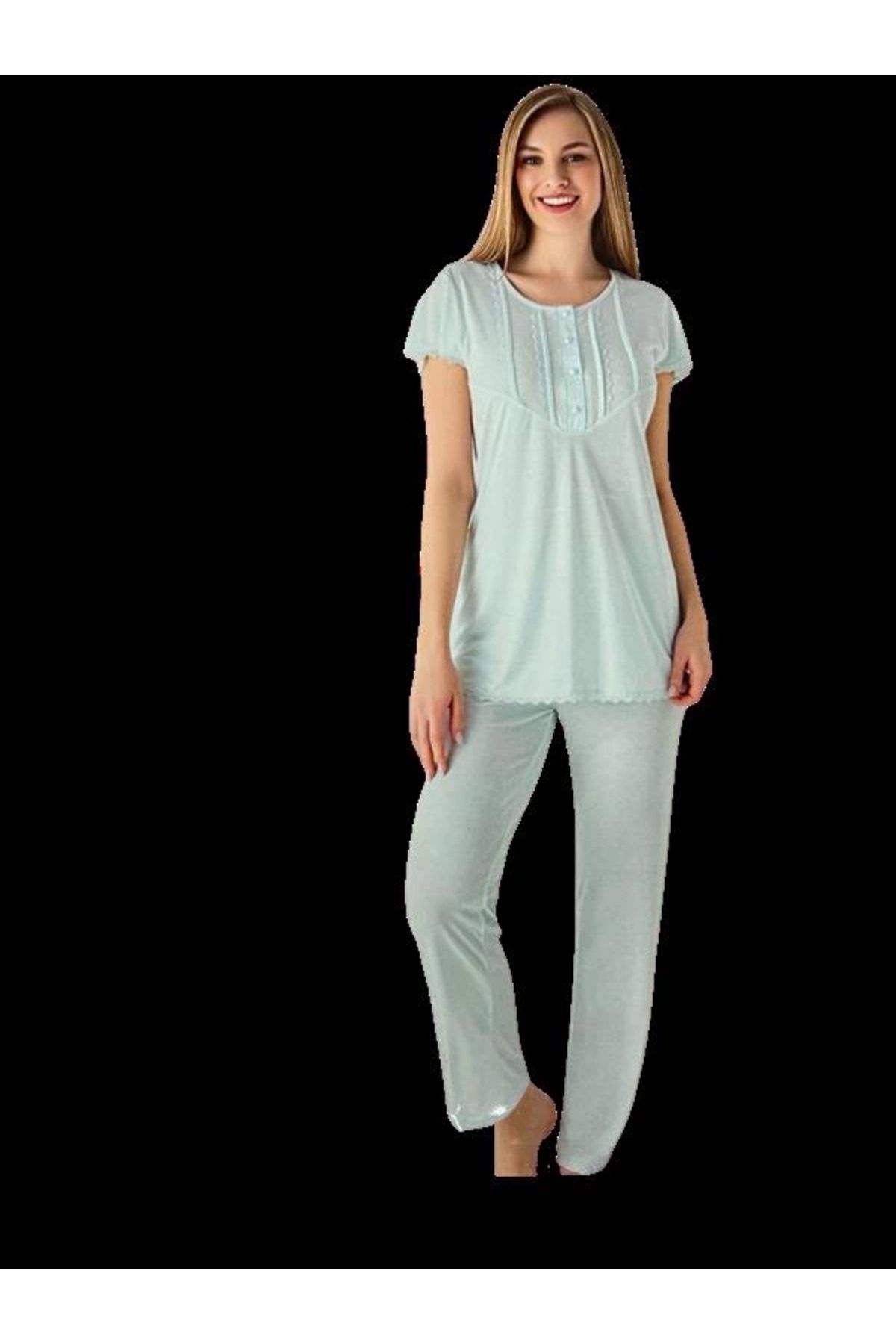 Moda Şahsenem Limissi Kadın Pijama Takım 23404 Pembe