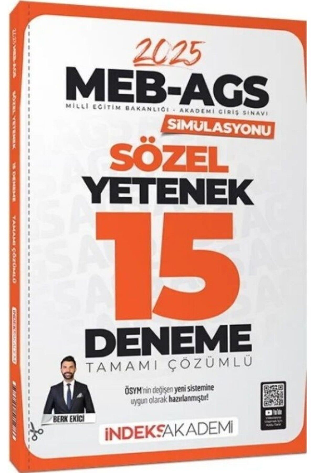 Ankara Kitap Merkezi 2025 MEB AGS Simülasyonu Sözel Yetenek 15 Deneme İndeks Akademi