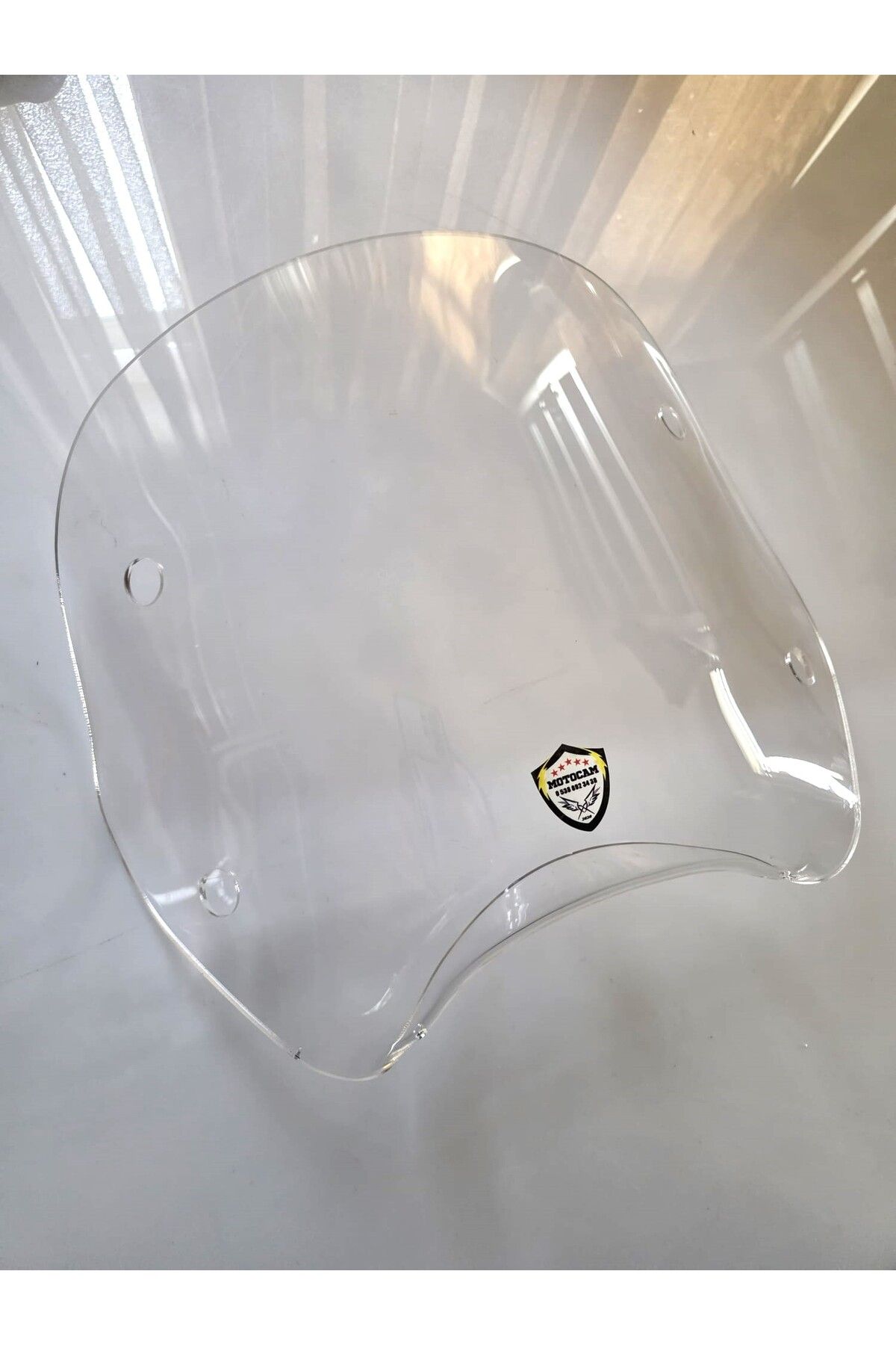 Piaggio Beverly 500 Ön Uzatma Camı 2001-2007 Model 34cm Şeffaf Renkli 4mm APARATSIZDIR