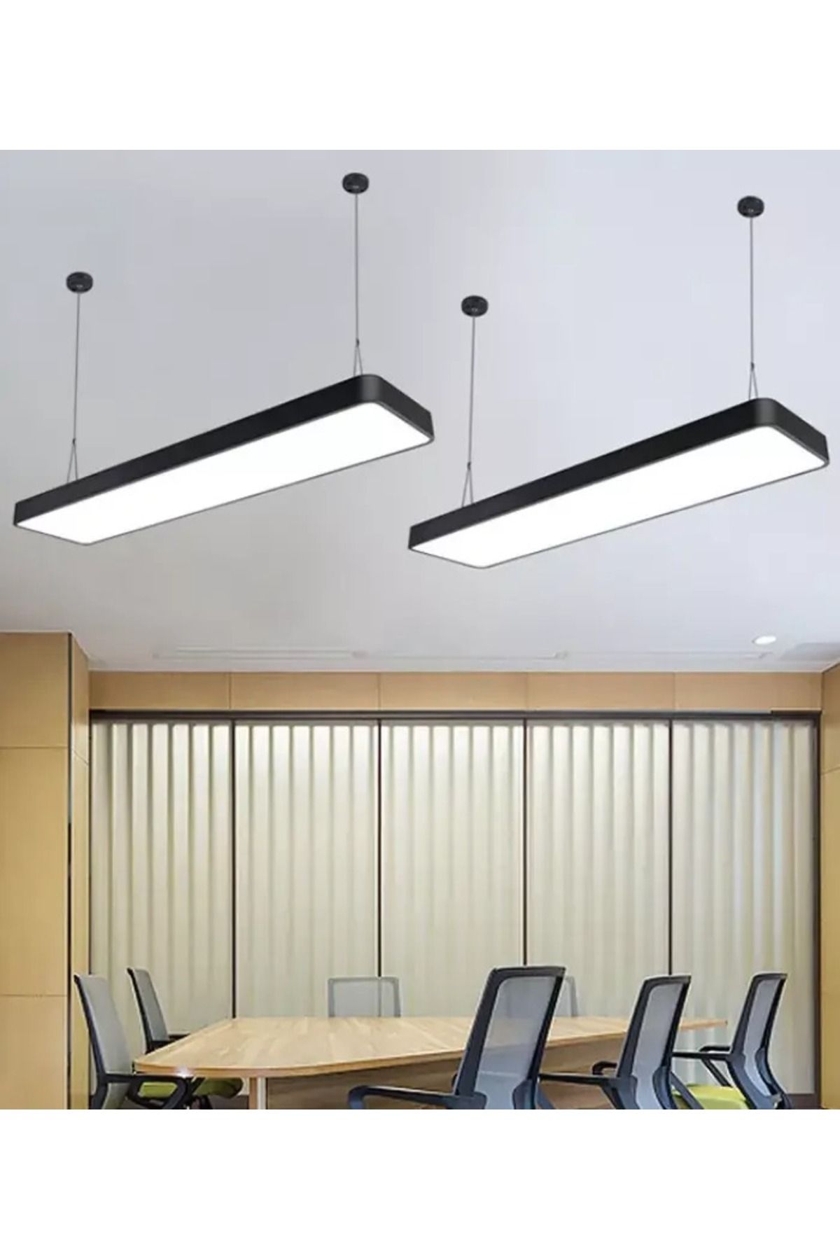 ATANUR Resoa Davul Radius Dikdörtgen Linear Avize Sarkıt 20W 20x40 4000K