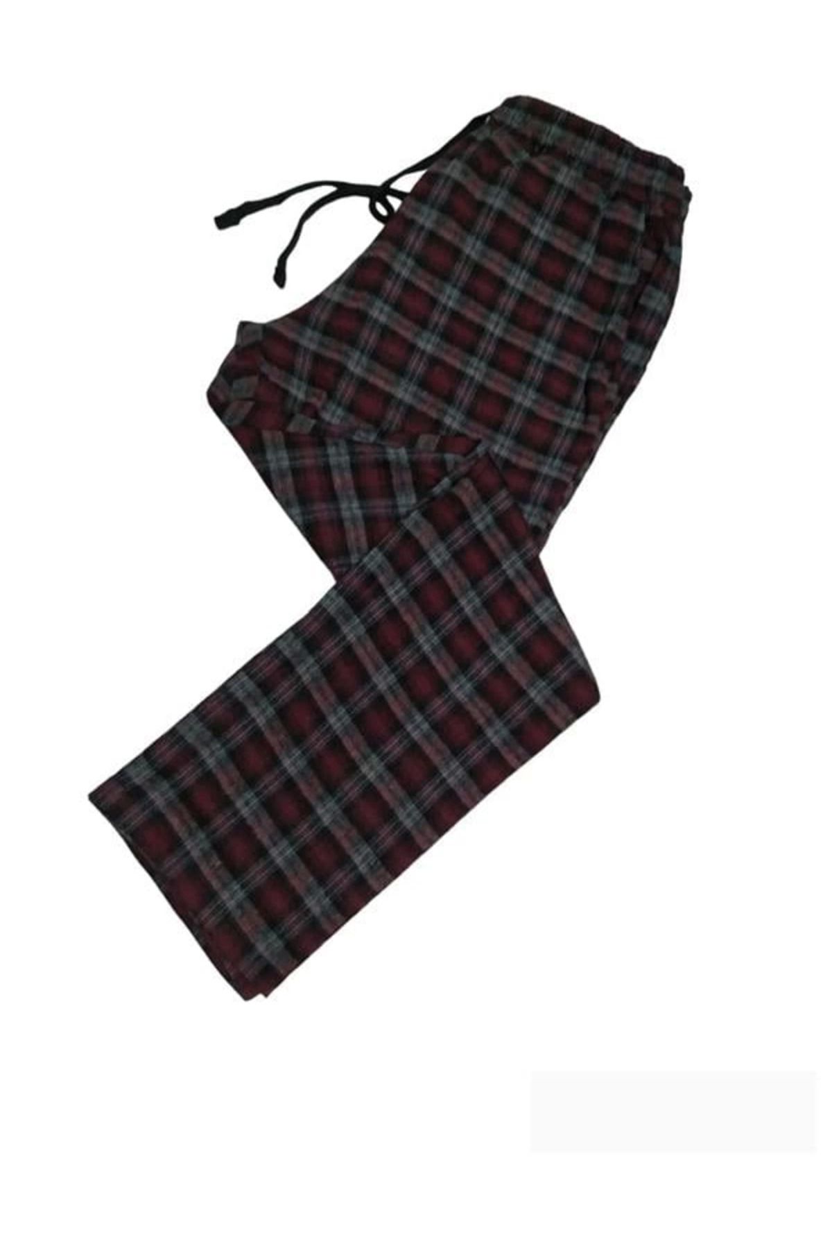 Moda Şahsenem Pijalüx Erkek Ekose Desen Tek Alt 2912