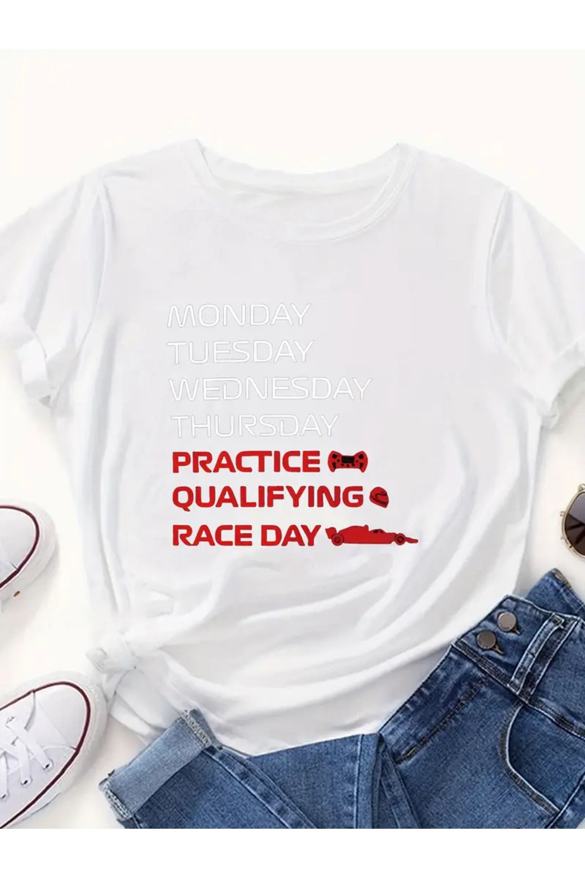 Racıng Oversize RACING Erkek Tişörtleri- RACING® Resmi Koleksiyon Racıng %100 Pamuk T-Shirt