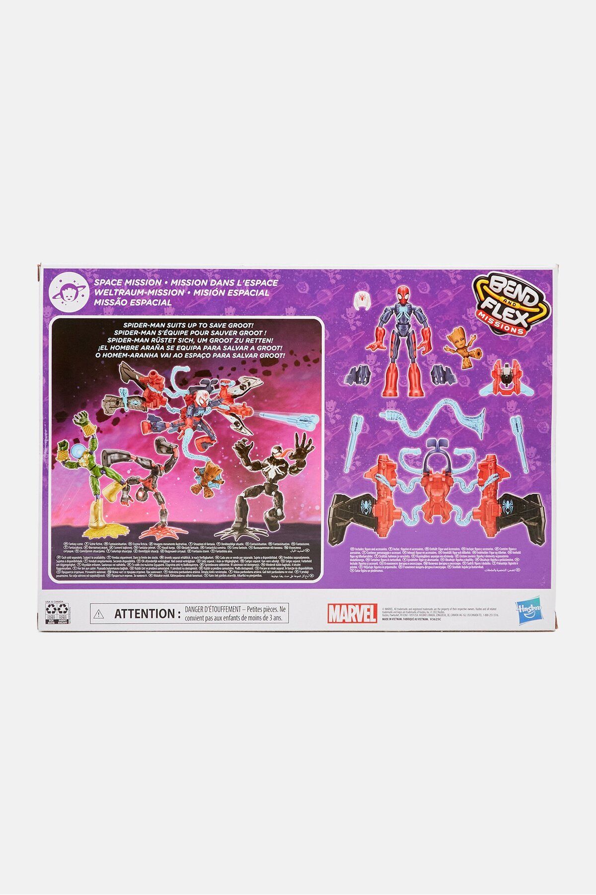 Hasbro-Spiderman Bend And Flex Space Mission, Blue Combo 2