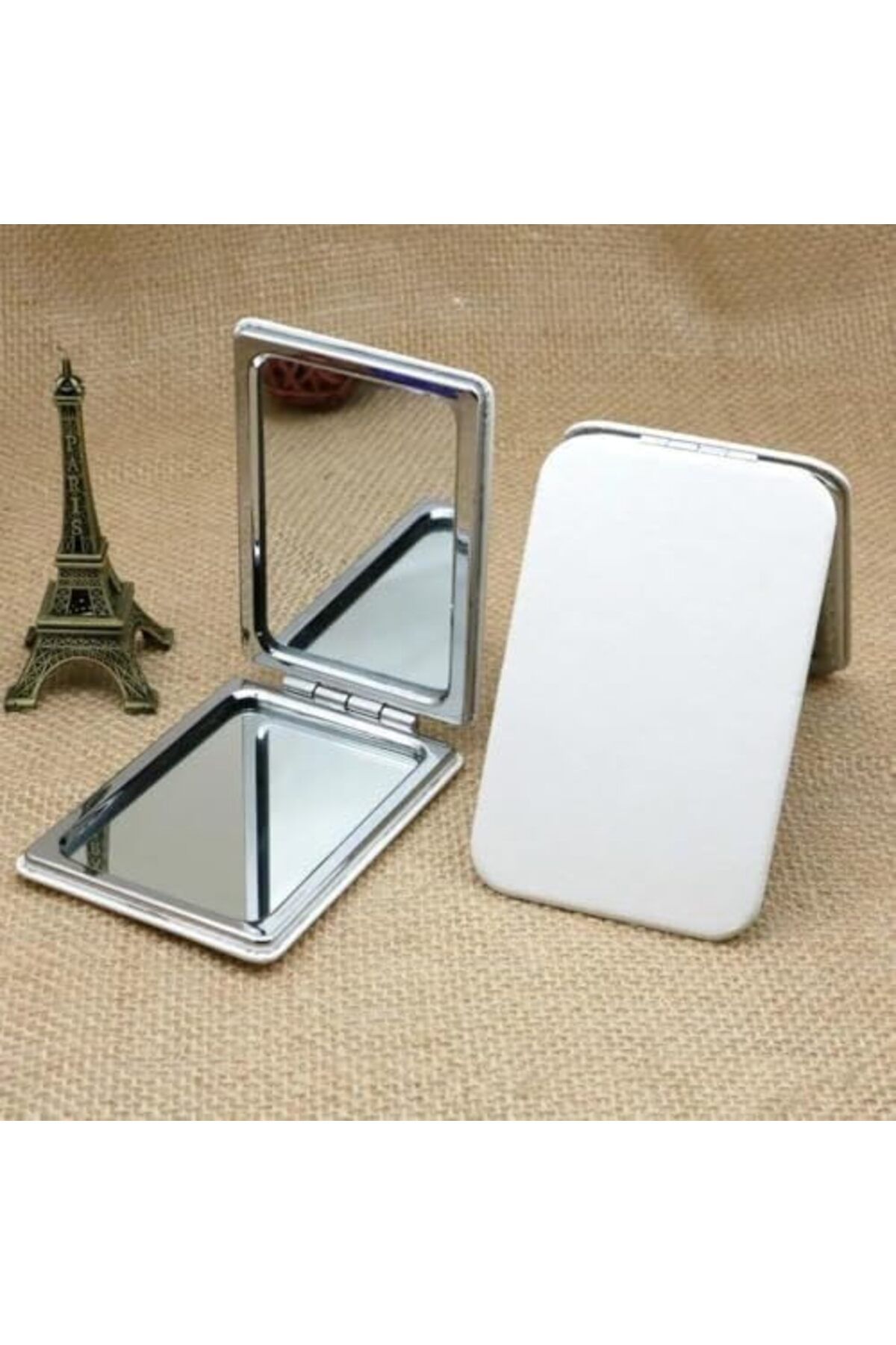 Other-Pocket Mirror Rectangular Small Double-Sided Foldable Handheld for Travel (White-Rectangular) 8