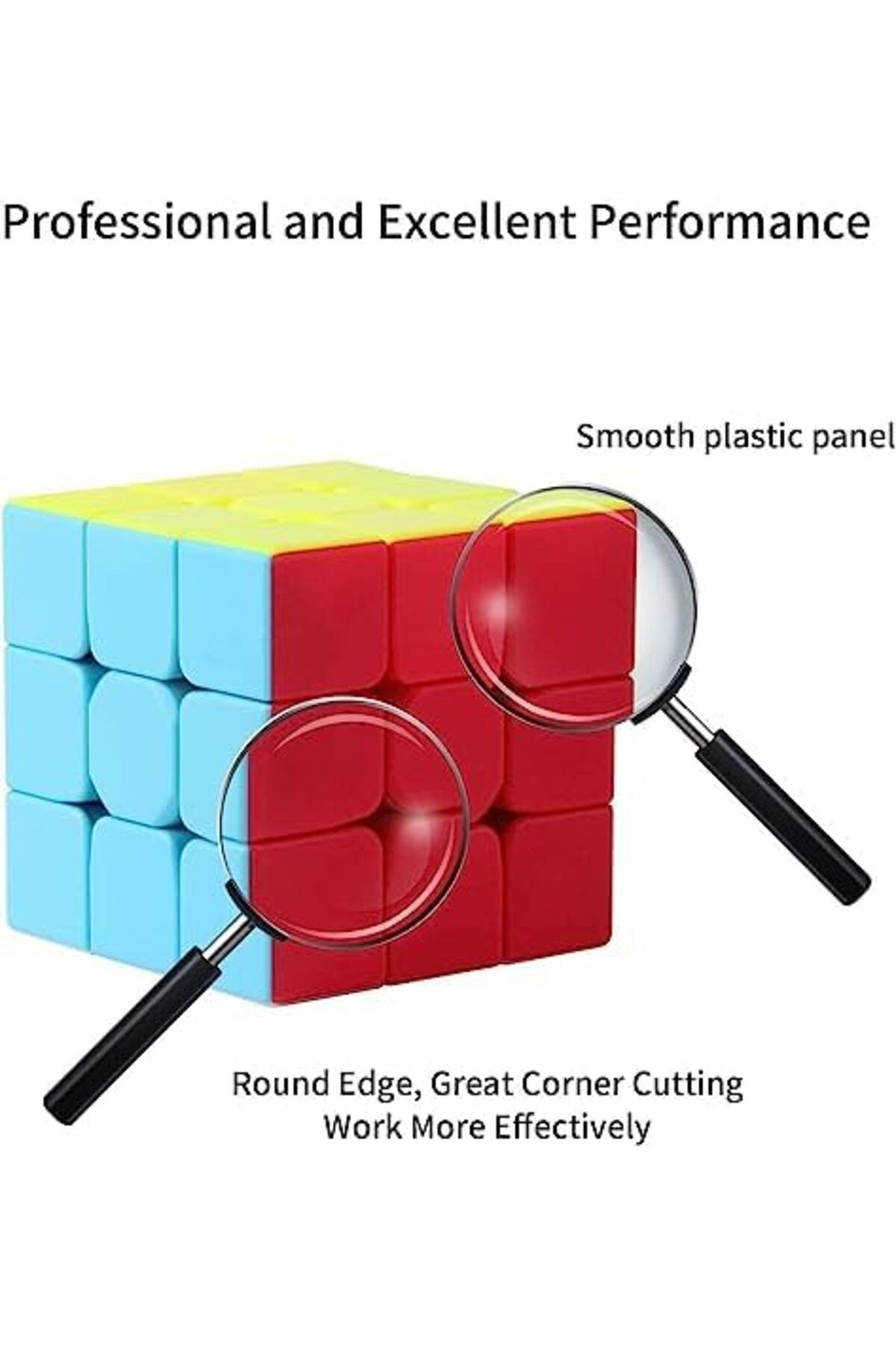Other-Magic Cube 3×3×3 Stickerless Educational Puzzle for Focus and Memory Improvement 6