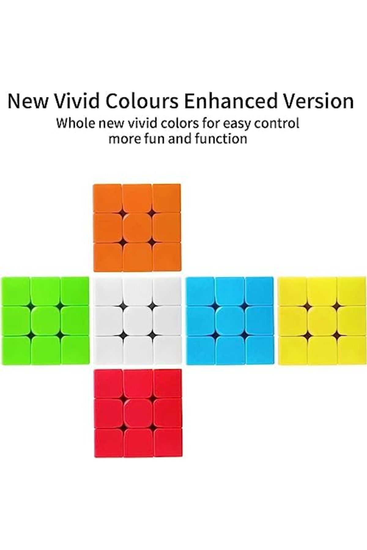 Other-Magic Cube 3×3×3 Stickerless Educational Puzzle for Focus and Memory Improvement 5