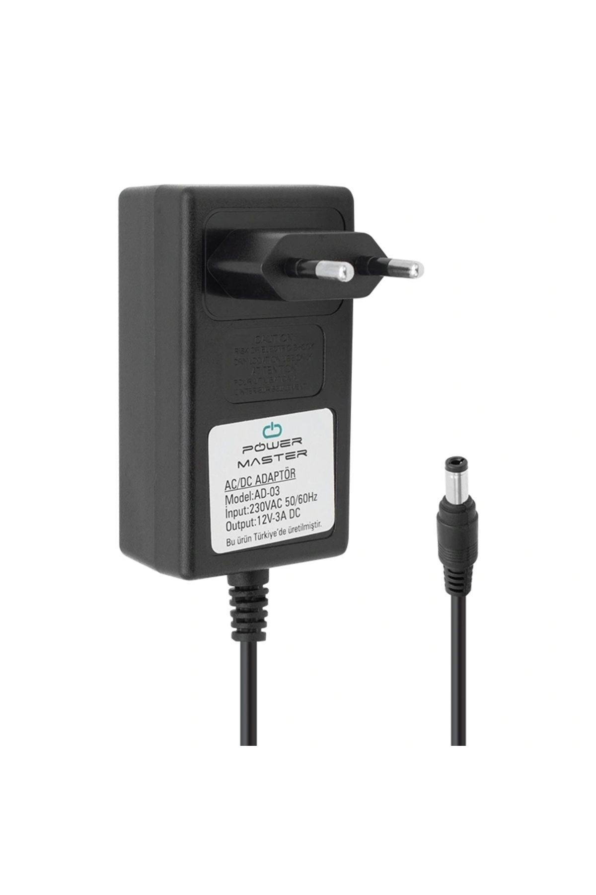 STOREMAX 12 VOLT - 3 AMPER PLASTİK KASA PRİZ TİPİ ADAPTÖR 5.5*2.5 UÇ (5047)