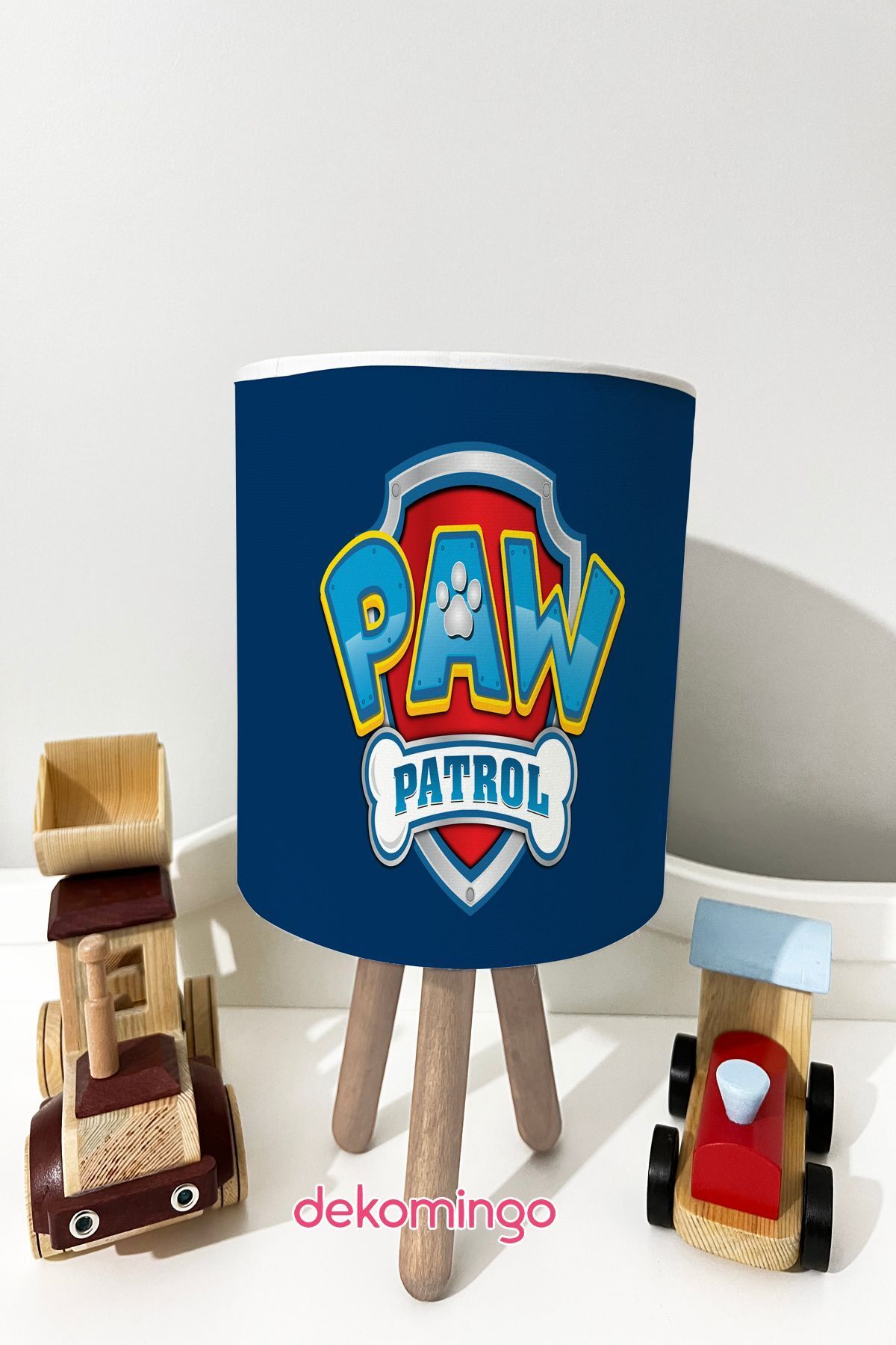 teknotrust LACİVERT PAW PATROL BEBEK VE ÇODUK ODASI ABAJUR