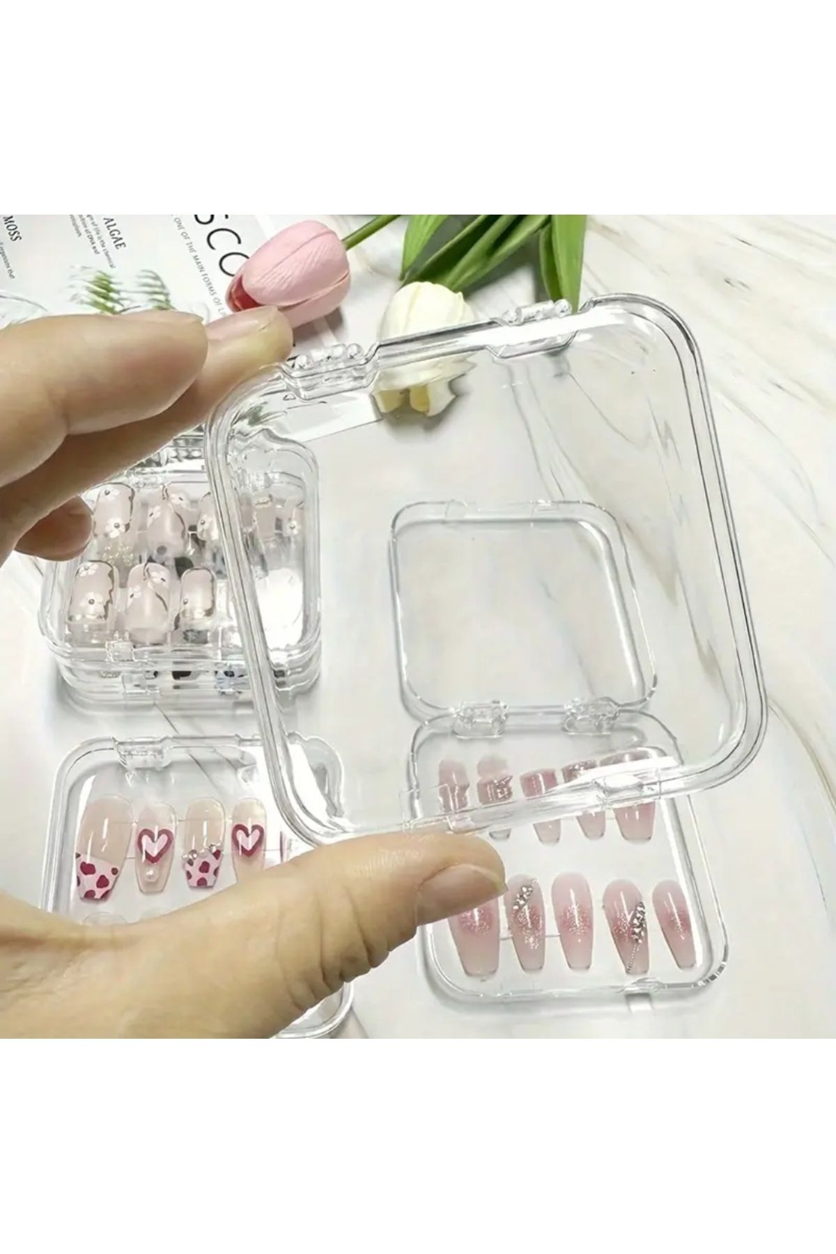 PİRAYE AKSESUAR Tırnak Koruyucu Sert Plastik Kılıf