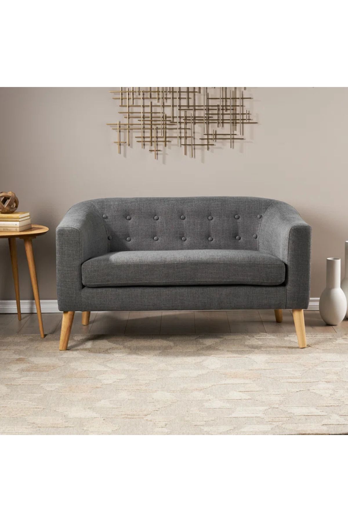 ULYSSES Mini Koltuk, Suya Dayanıklı Sevgili Koltuğu, Mini Balkon Koltuğu, LoveSeat Koltuk, TV Koltuğu