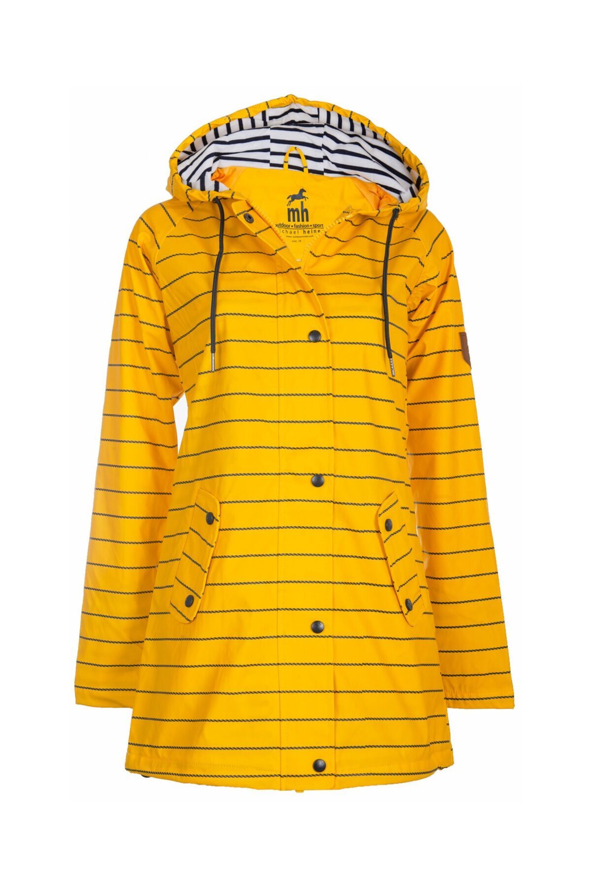 Michael Heinen-Regenjacke Tau gestreift, wasserdicht, winddicht 1