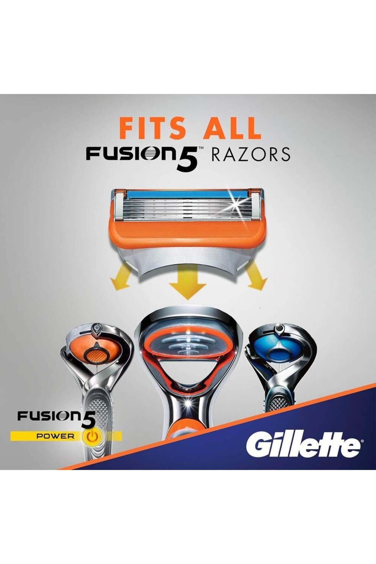 Gillette-Fusion Power Razor 4 Blade (7591) --- جيليت فيوجن 5 باور 4شفرات 2