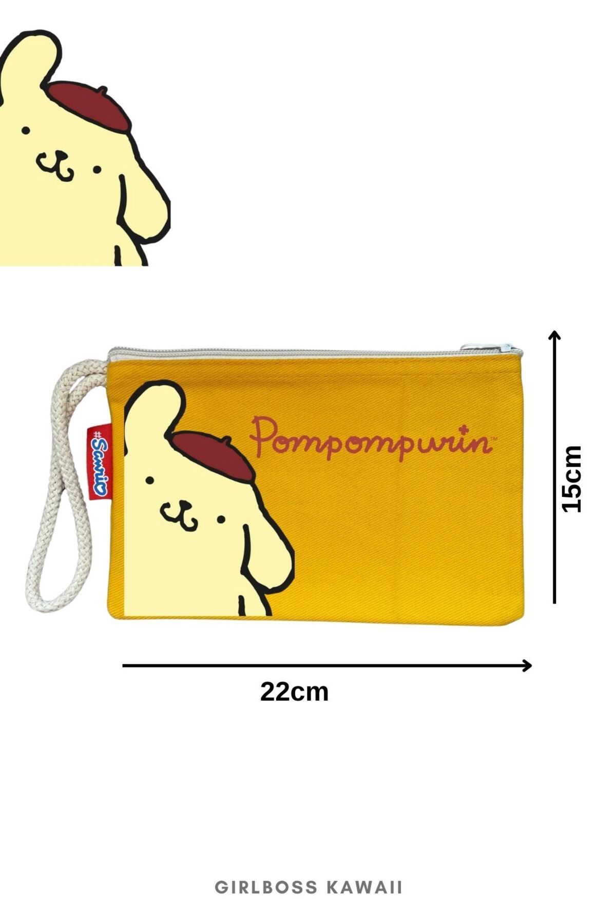 Girlboss Kawaii Girlboss Pompompurin clutch çanta / makyaj / el çantası / kalemlik 10 farklı model