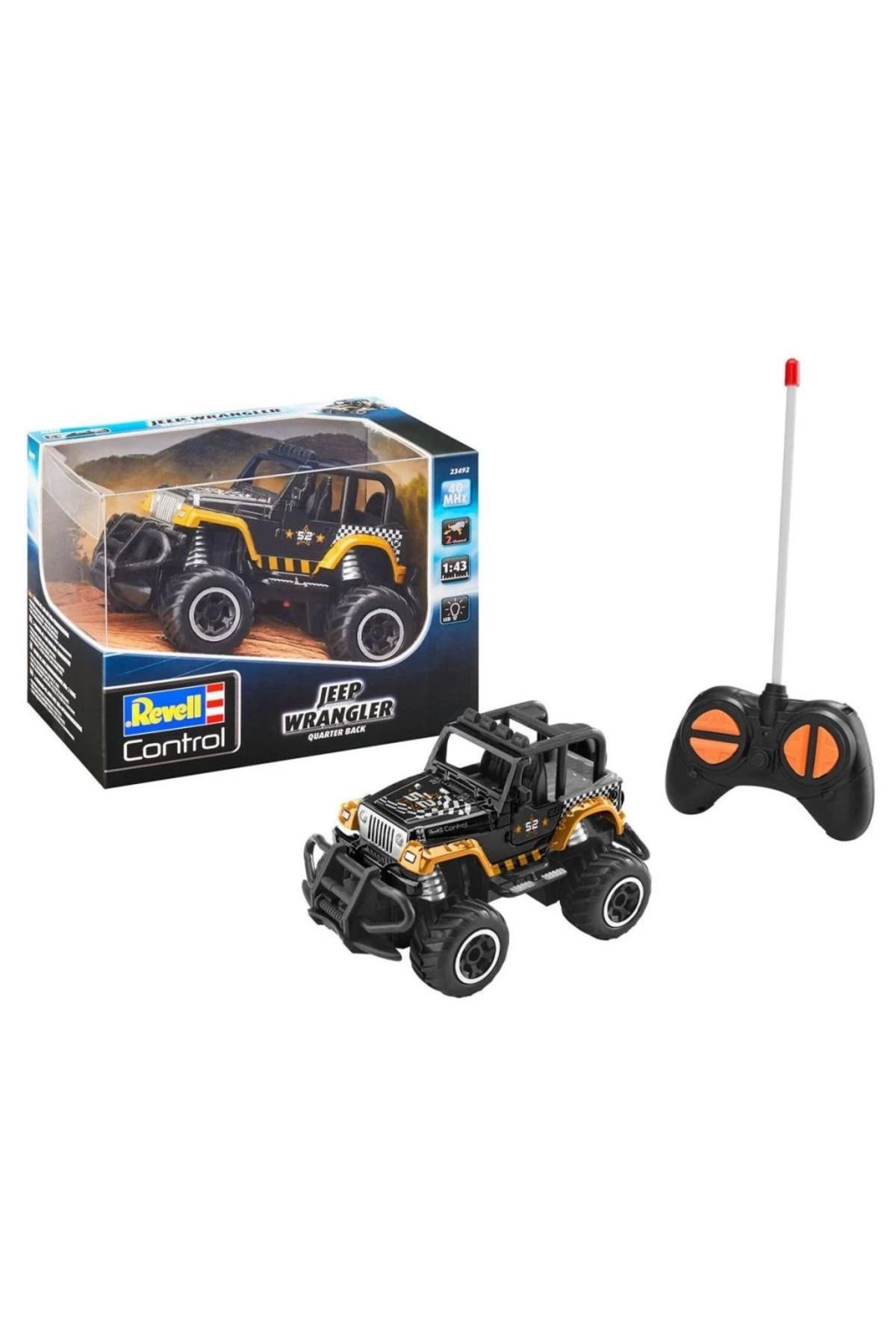 robotrend Çocuk 23492 Revell Rc Jeep Wrangler Quarter Back