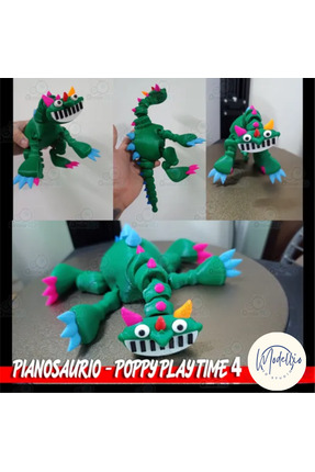 Modellio3D PIANOSAURUS - Poppy Playtime 4 Figürü
