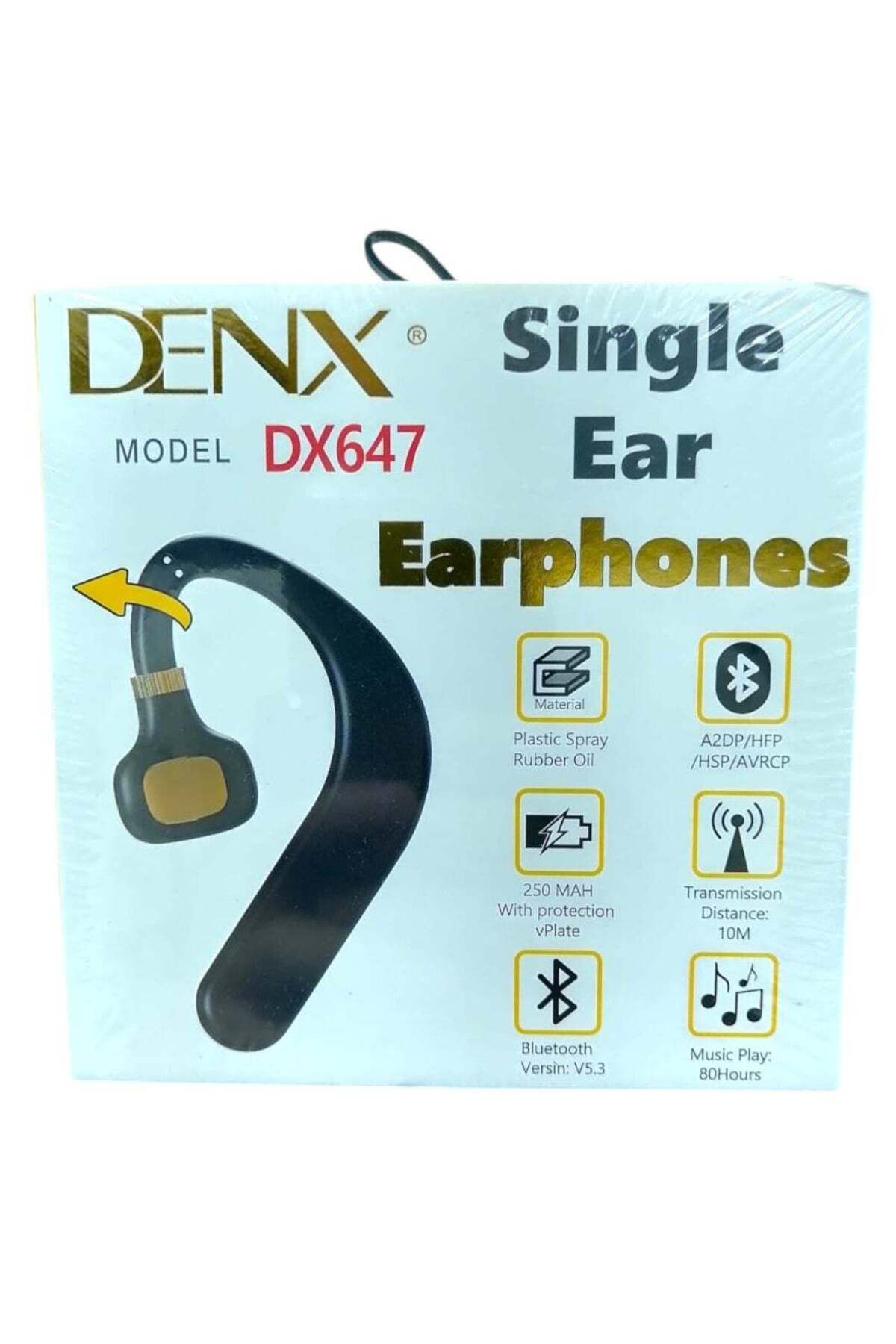 Denx-سماعة بلوتوث لاسلكية متوافقة مع أجهزة iPhone وSamsung وHuawei وجميع الأجهزة التي تستخدم 5