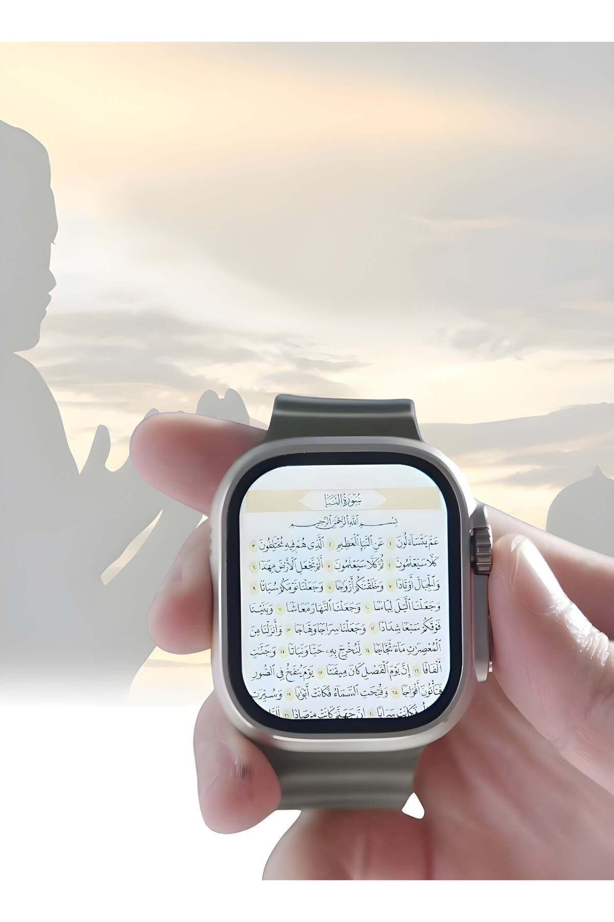 Denx-ساعة MUSLIM WATCH ULTRA الذكية الجديدة من السلسلة 8 بشاشة كاملة تعمل مع نظامي Android و IOS 4