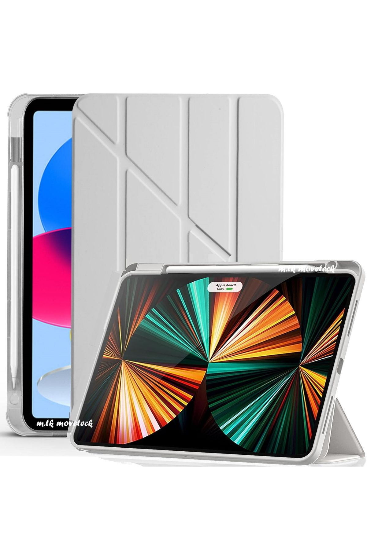 m.tk moveteck Honor Pad V9 11.5 inç 2025 Uyumlu Yumuşak Kalem Bölmeli Akıllı Uyku Modlu Standlı Tablet Kılıfı