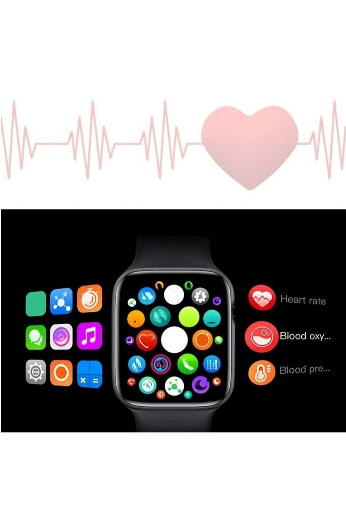Denx-ساعة Ultra Smart Watch Series 8 الجديدة كليًا بشاشة كاملة وشحن لاسلكي وتدعم نظام تحديد المواقع العالمي (GPS)، إضافةً إلى 8