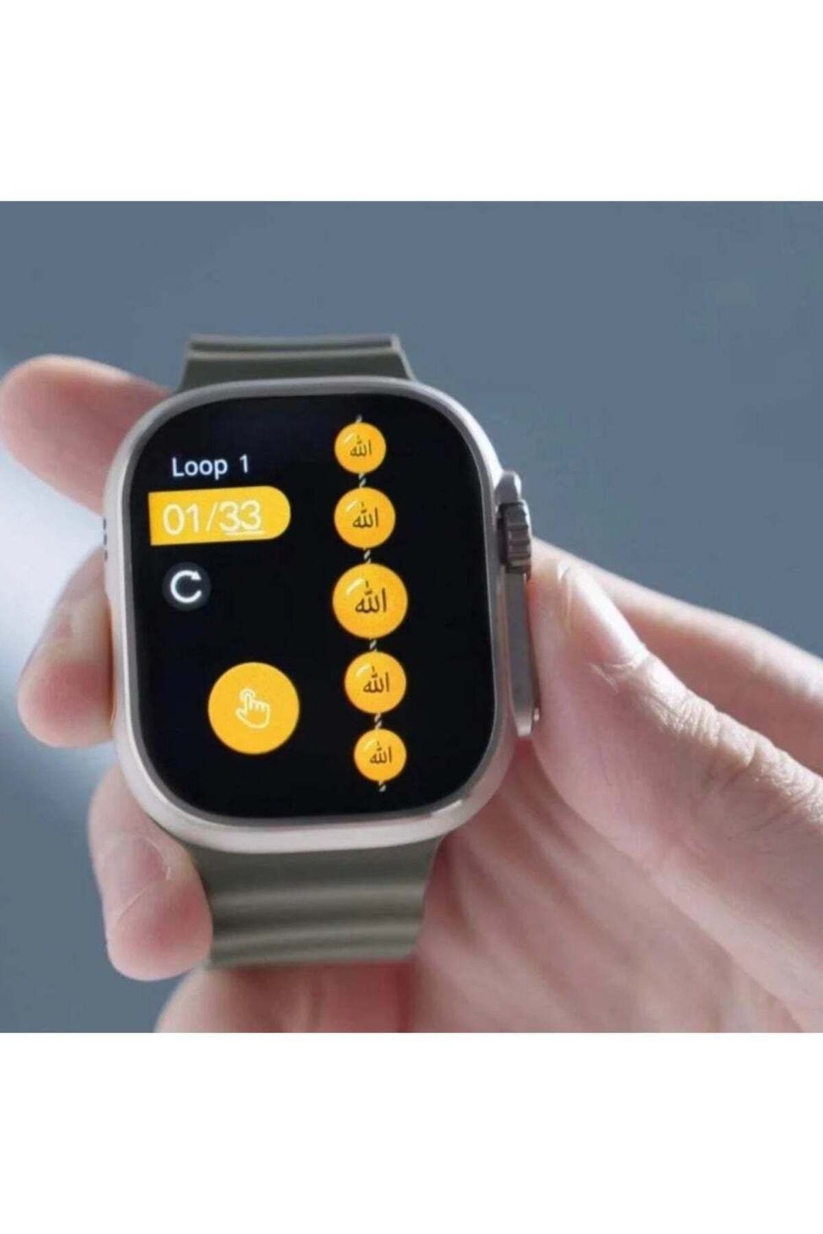 Denx-ساعة MUSLIM WATCH ULTRA الذكية الجديدة من السلسلة 8 بشاشة كاملة تعمل مع نظامي Android و IOS 3
