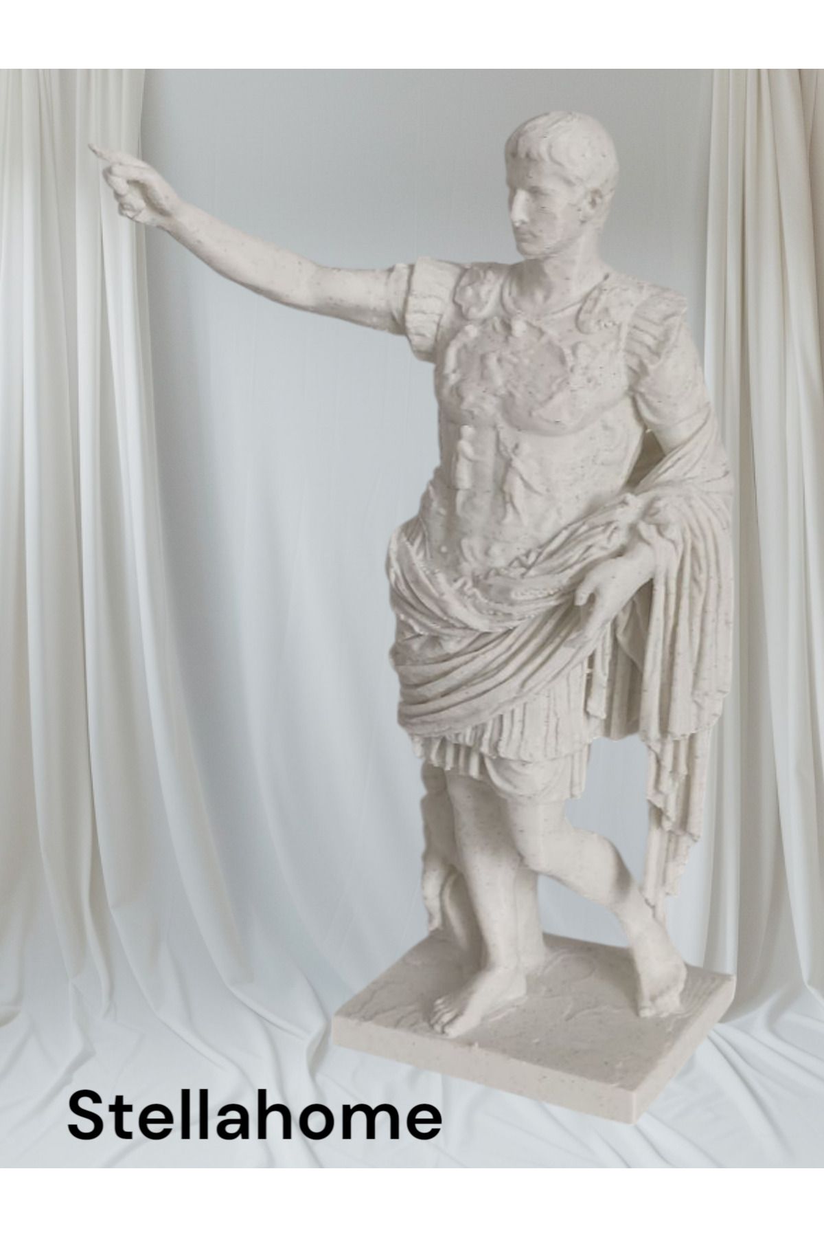 Home Roma imparatoru Augustus Dekoratif Süs Eşyası Heykel Biblo