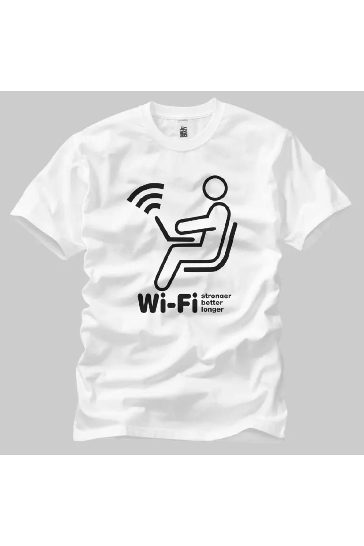 Built By Crazy Wi-Fi Unisex Tişört