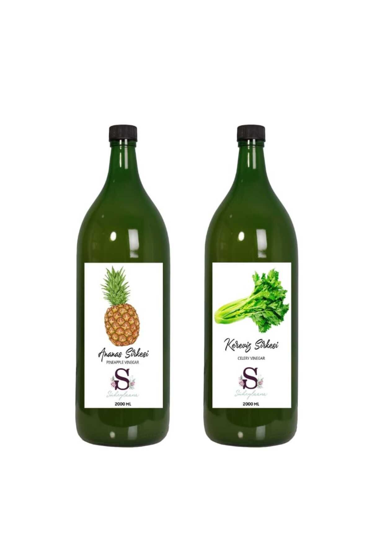 Süheylaana Doğal Ananas Sirkesi 2000 Ml - Doğal Kereviz Sirkesi 2000 Ml