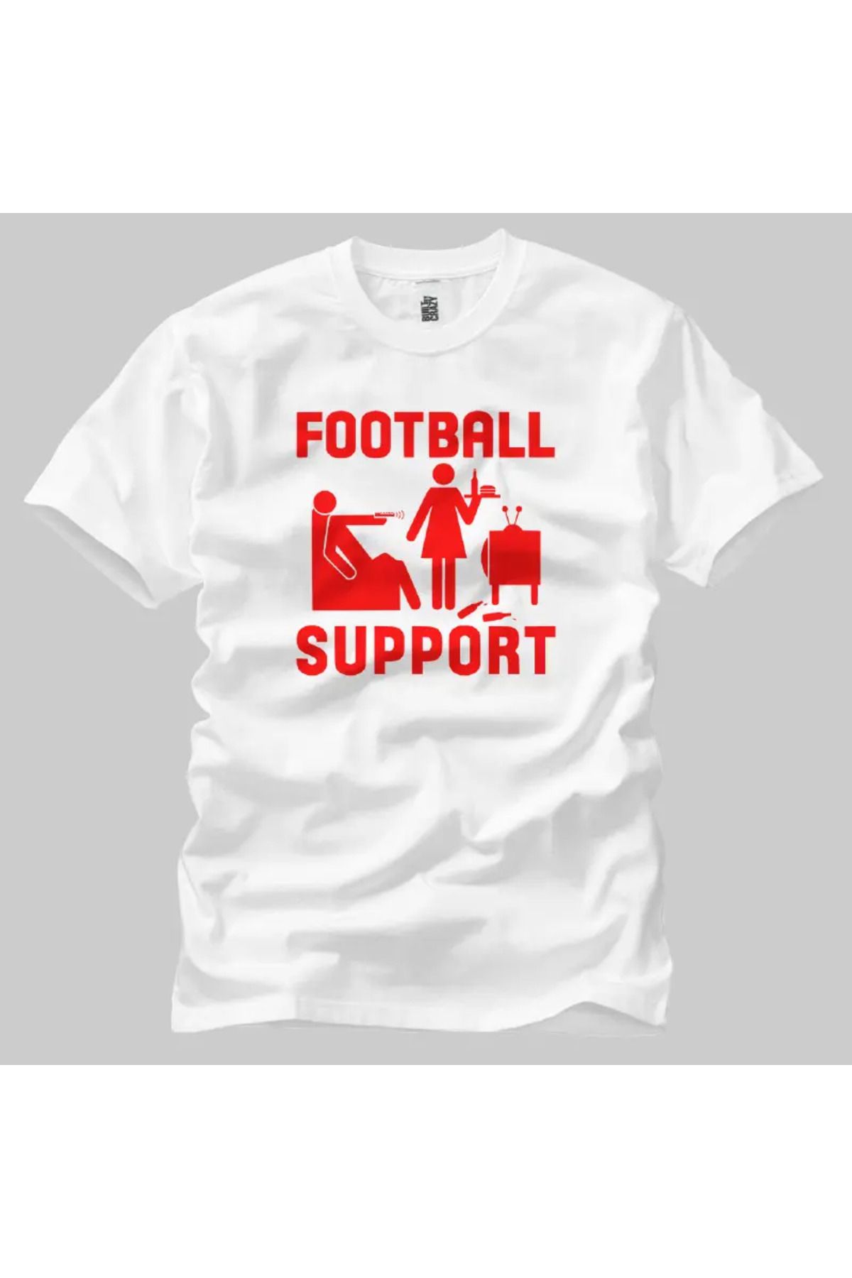 Built By Crazy Football Support Unisex Tişört
