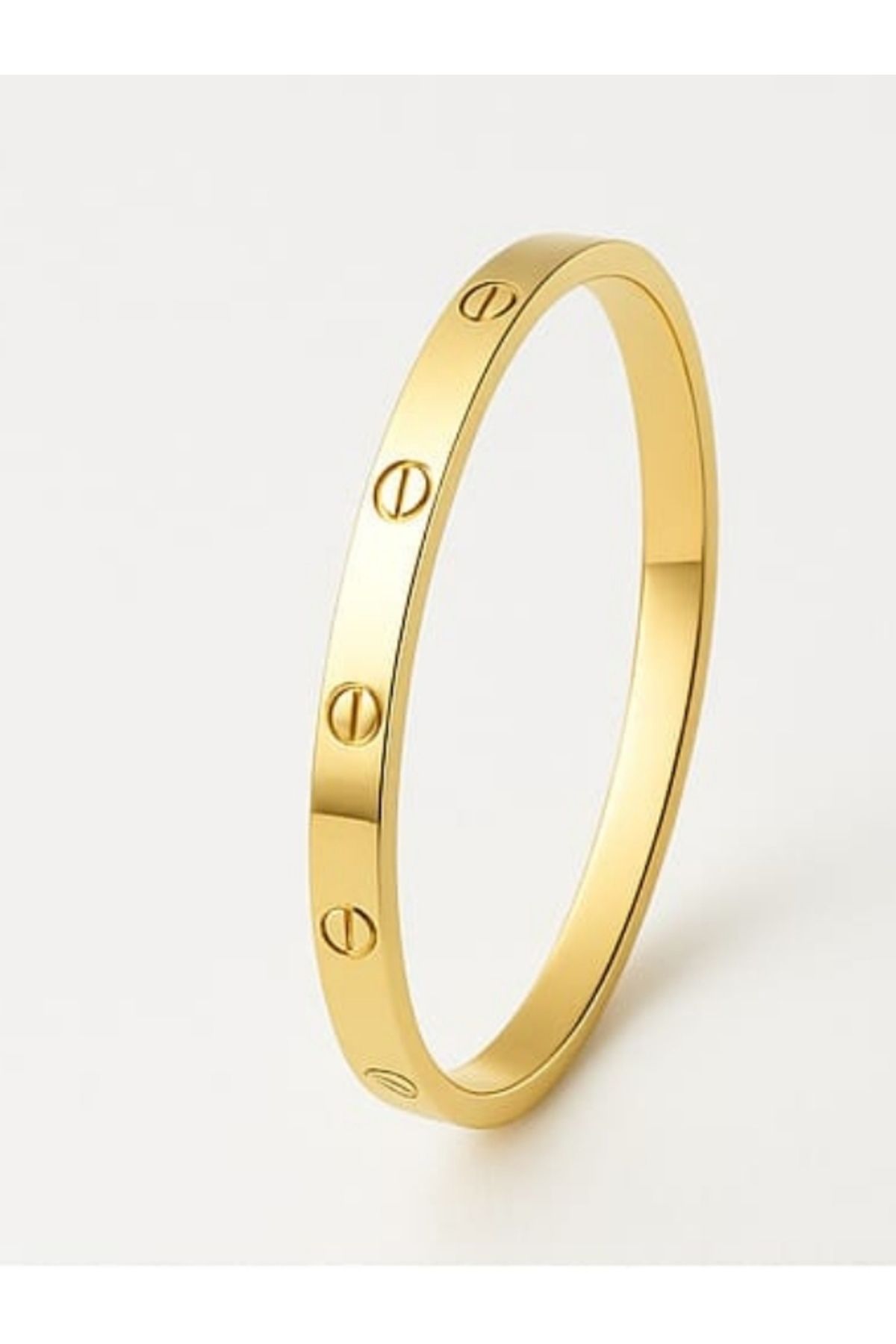 Monella 316L Çelik Gold Renk Kadın Kelepçe