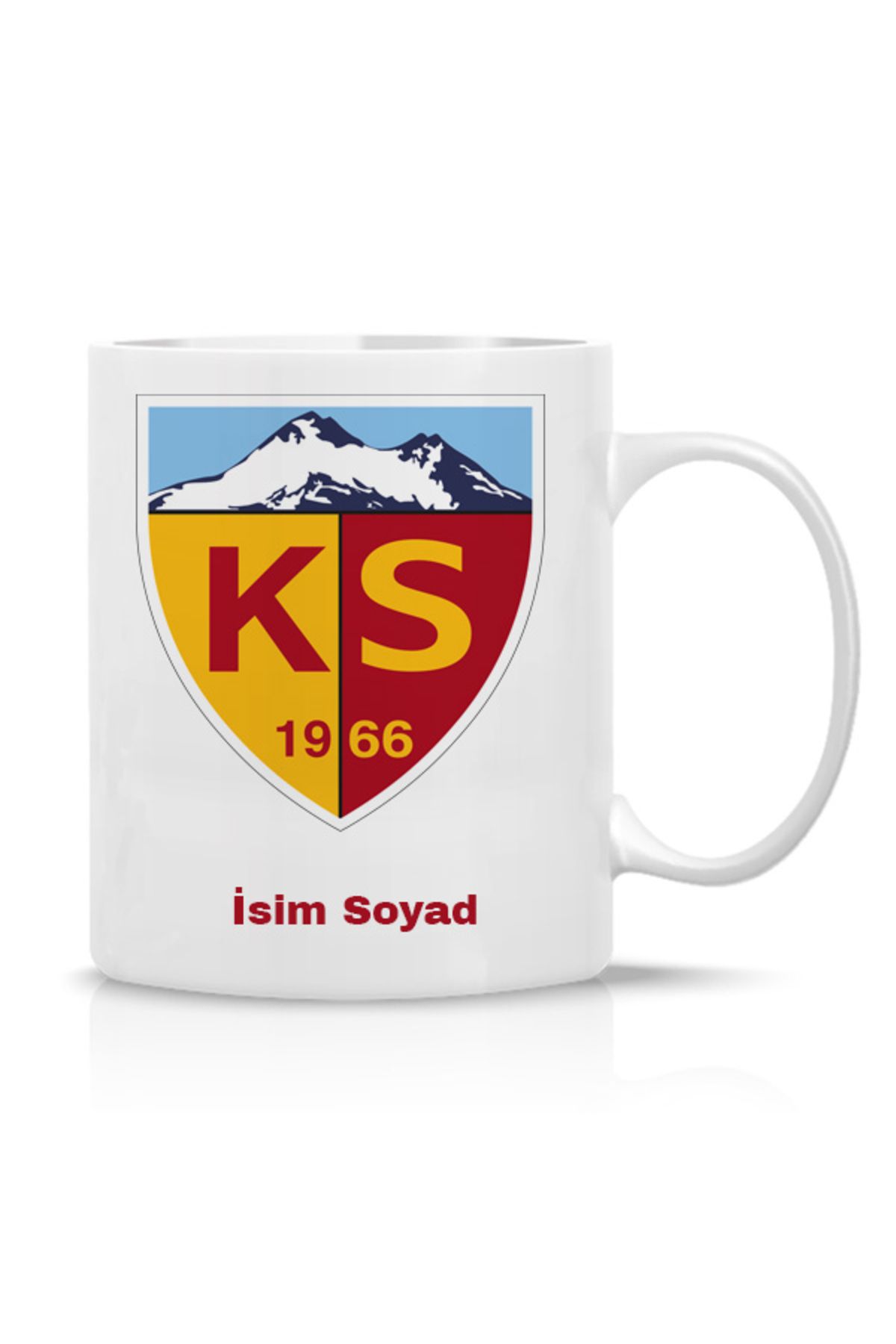BİBANAPROMOSYON kayseri spor özel tasarım kupa bardak