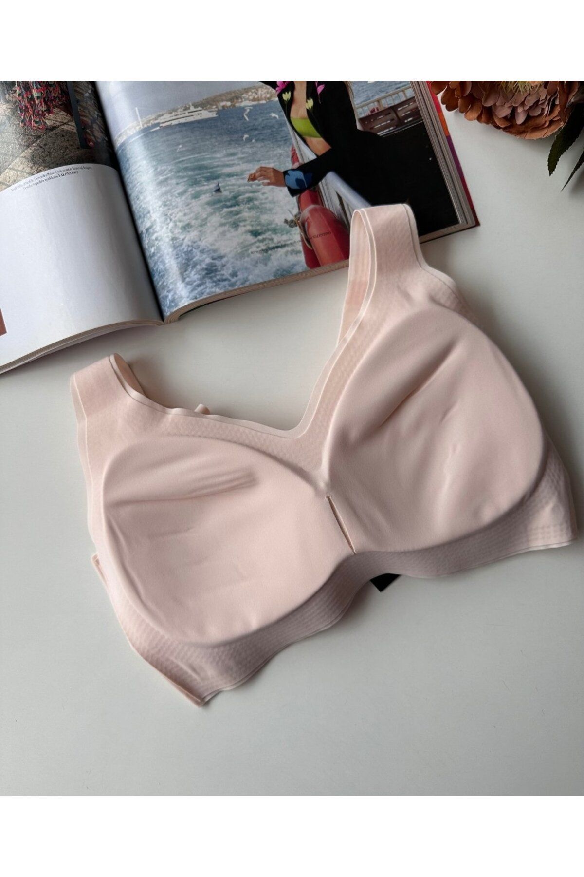 İntive Lingerie-Intive Seamless Push-Up Invisible Bralet with Removable Pad - Imported Bra 6