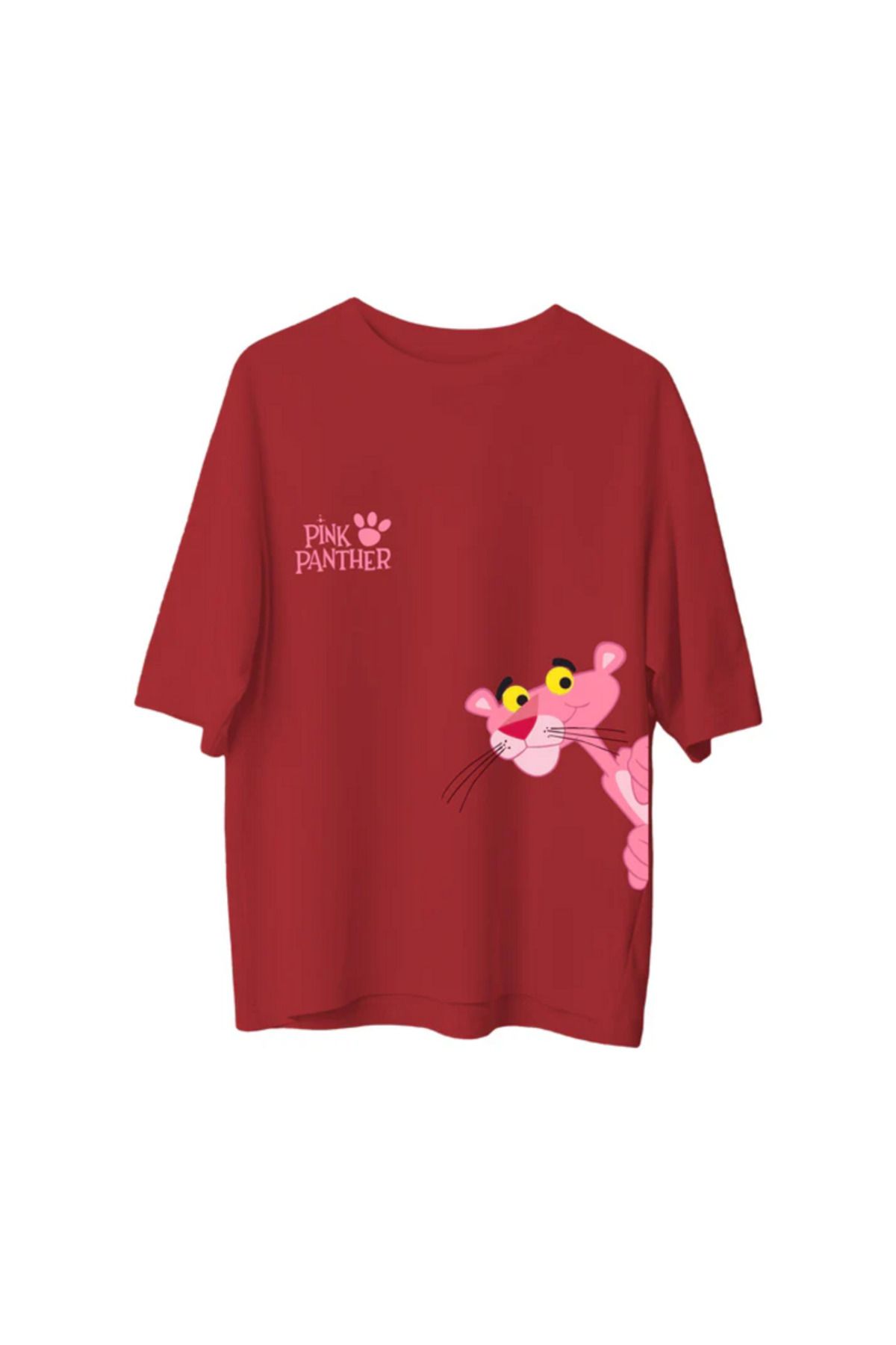 SVART WEAR Pink Panther Baskılı T-Shirt Oversize Unisex Tişört