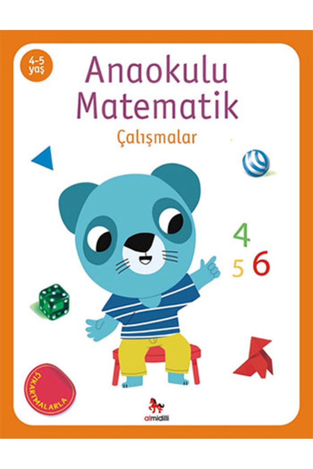 Destek Yayınları Anaokulu Matematik Çalışmalar 4-5 Yaş Çıkartmalarla