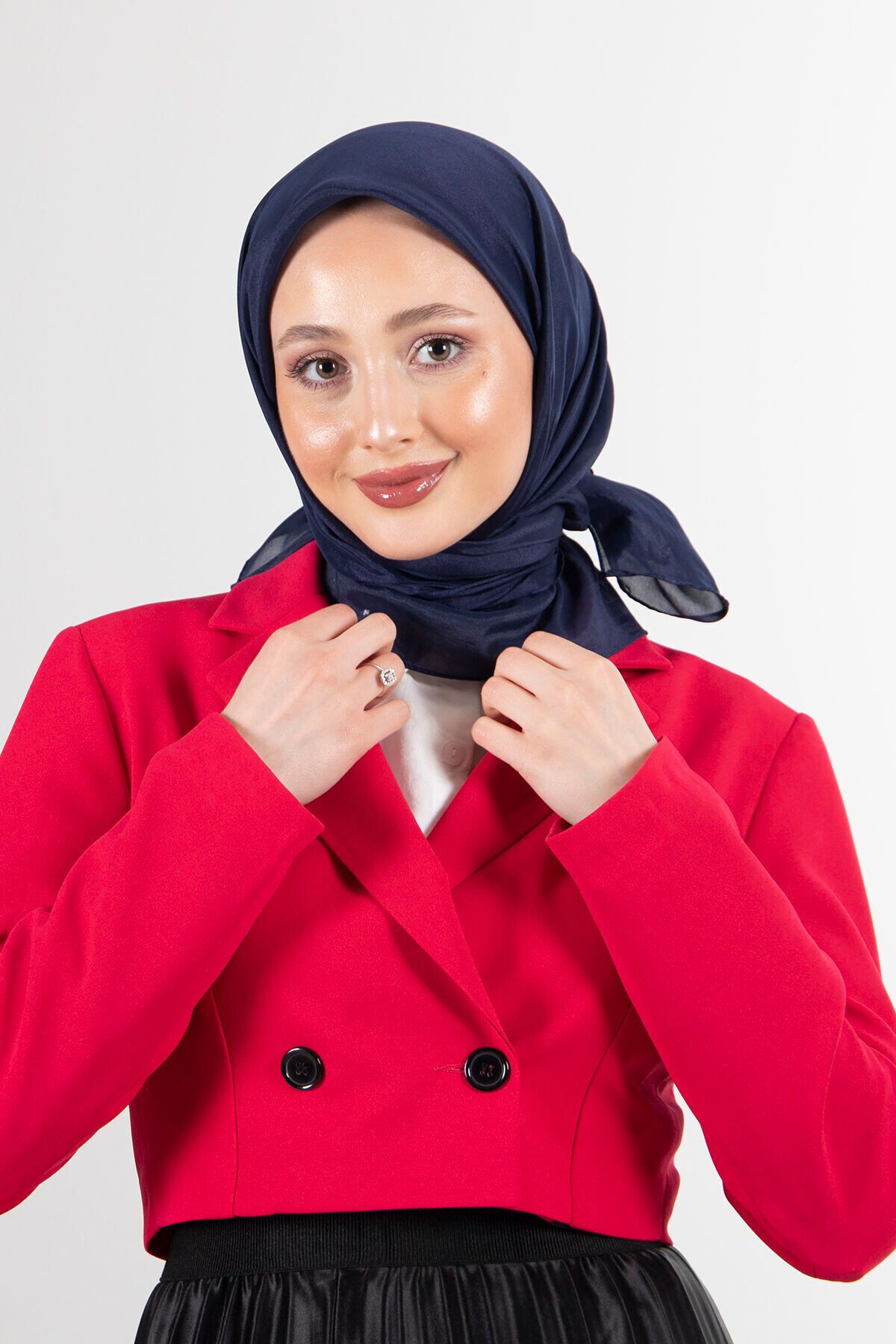 haremscarfs Brisa Vual Eşarp (Lacivert)